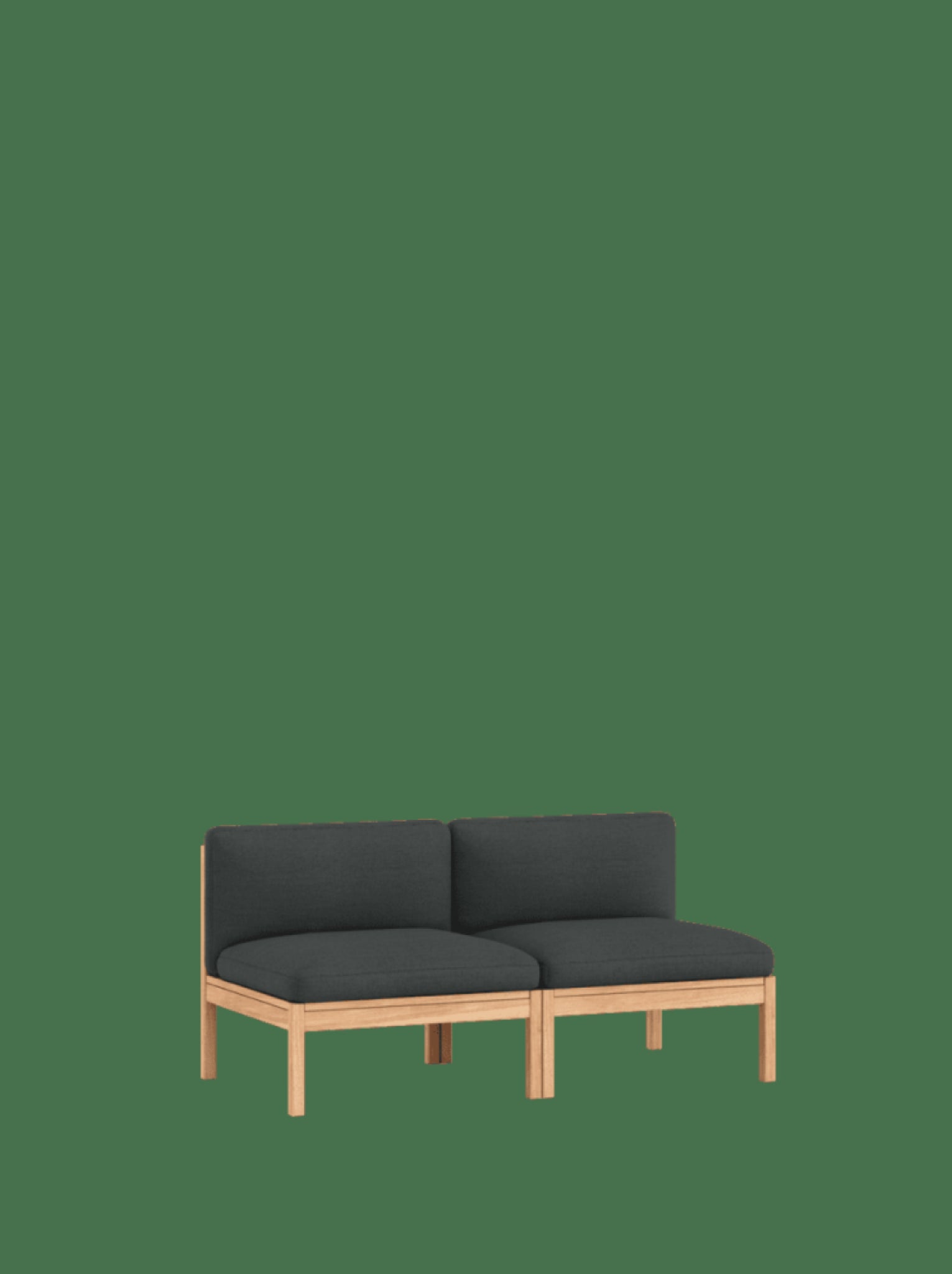 Moebe Modular Sofa Set, 2 Seater Sofa, Re-wool 987 (fsc Mix Credit)