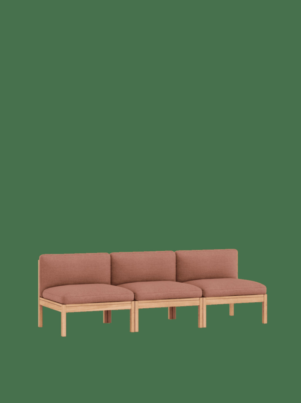 Moebe Modular Sofa Set, 3 Seater Sofa, Re-wool 648 (fsc Mix Credit)