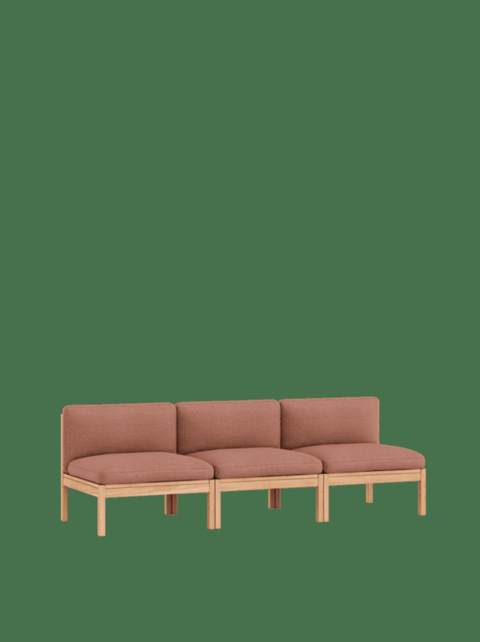 Moebe Modular Sofa Set, 3 Seater Sofa, Re-wool 648 (fsc Mix Credit)