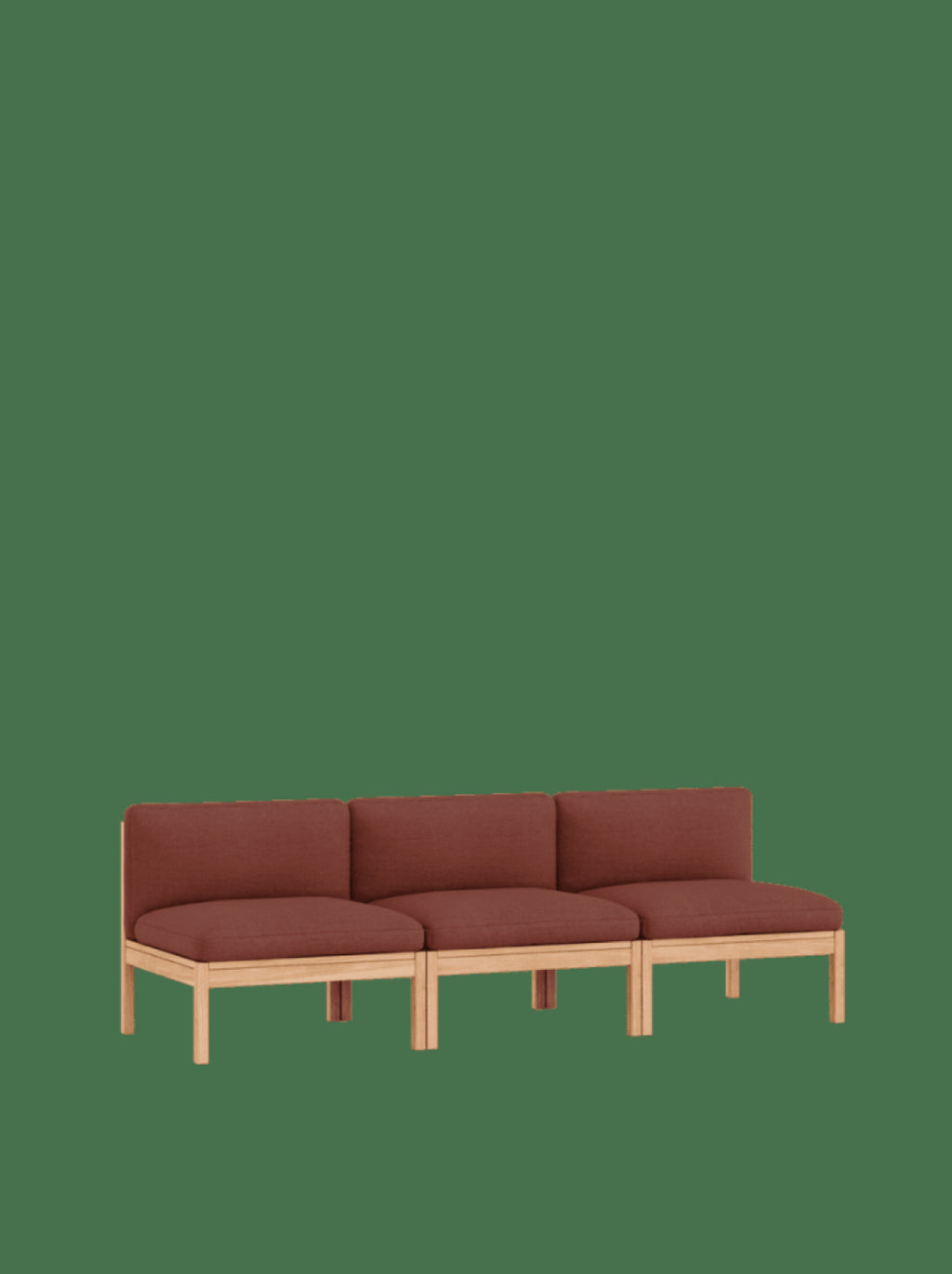 Moebe Modular Sofa Set, 3 Seater Sofa, Re-wool 687 (fsc Mix Credit)