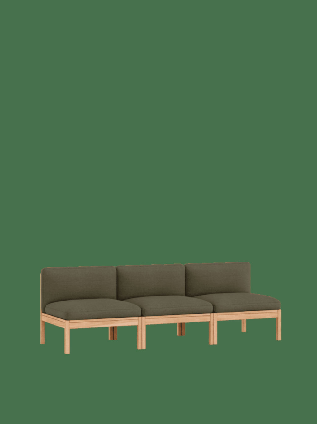 Moebe Modular Sofa Set, 3 Seater Sofa, Re-wool 977 (fsc Mix Credit)