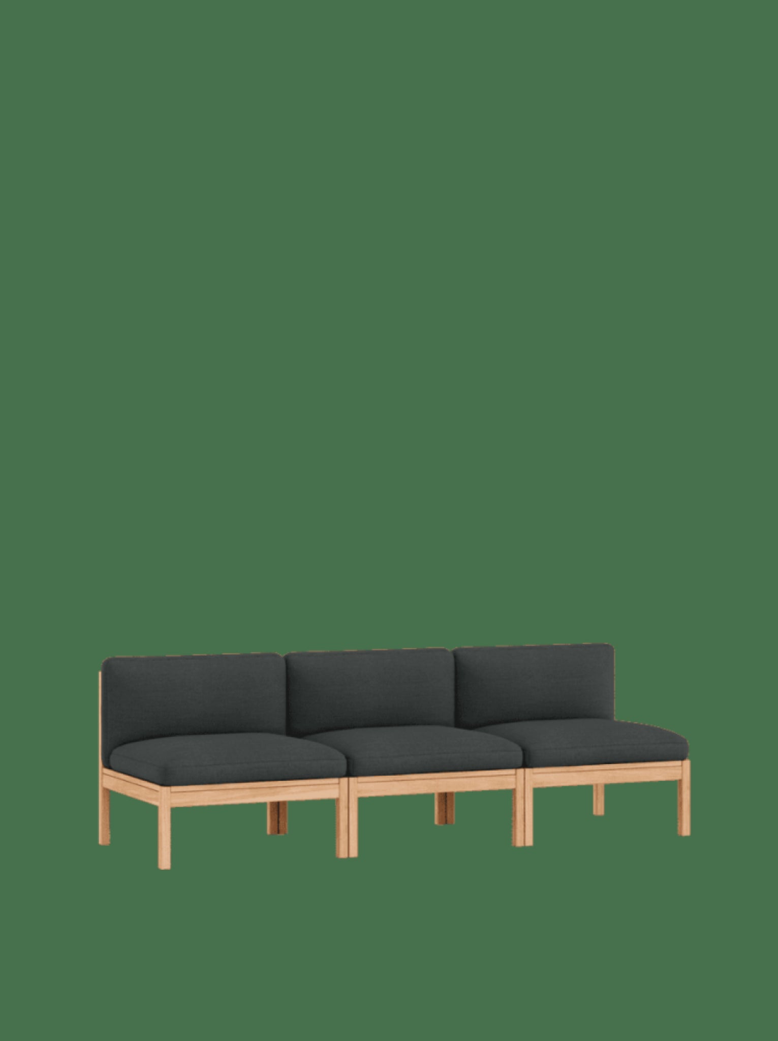 Moebe Modular Sofa Set, 3 Seater Sofa, Re-wool 987 (fsc Mix Credit)
