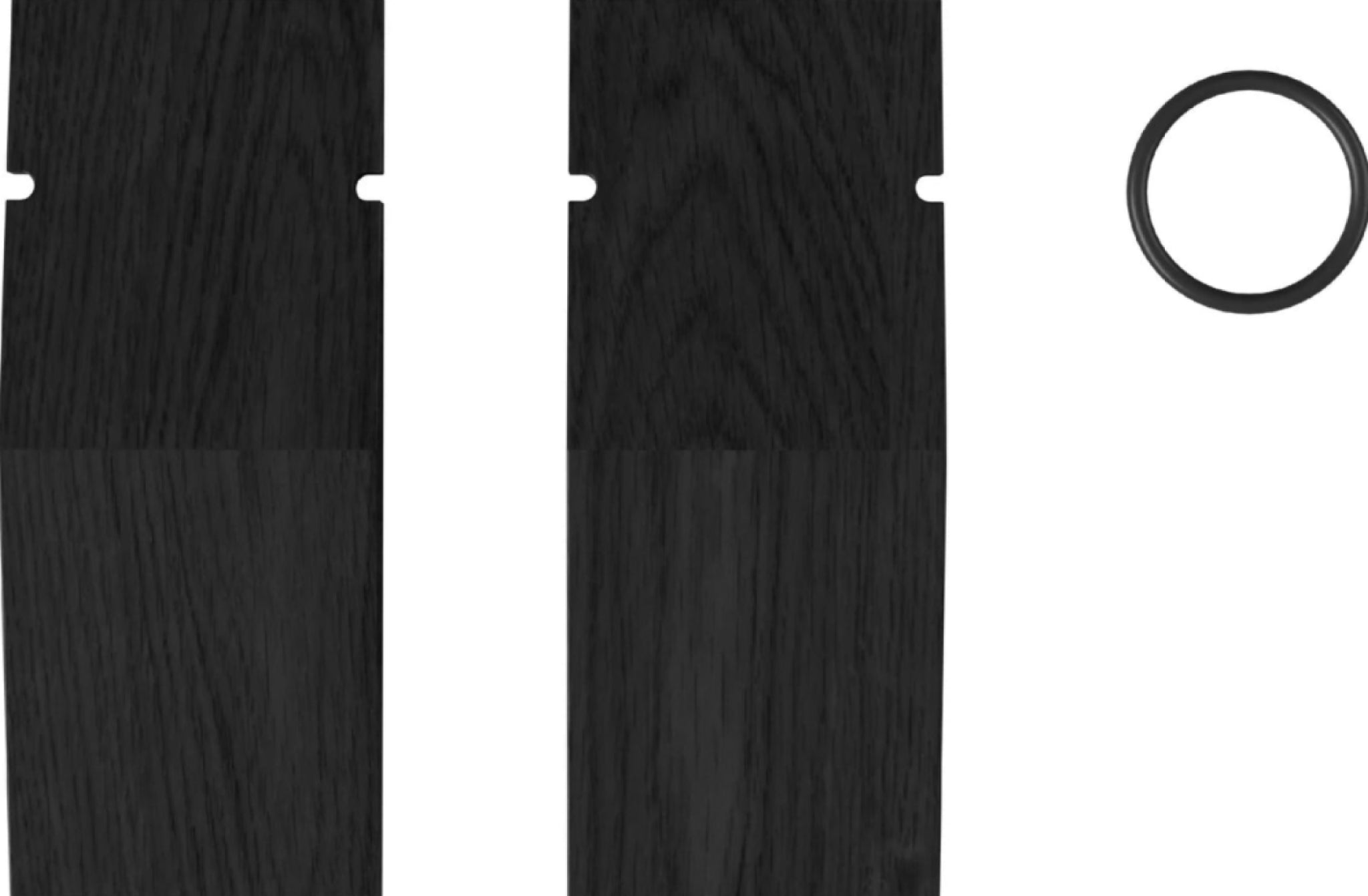 Moebe Black Wooden Clips - Stylish Ash Wood Pinch for Home & Office Decor