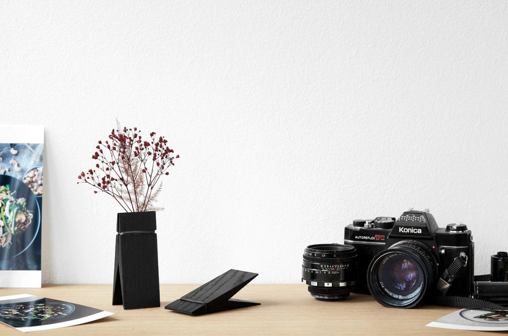 Moebe Black Wooden Clips - Stylish Ash Wood Pinch for Home & Office Decor