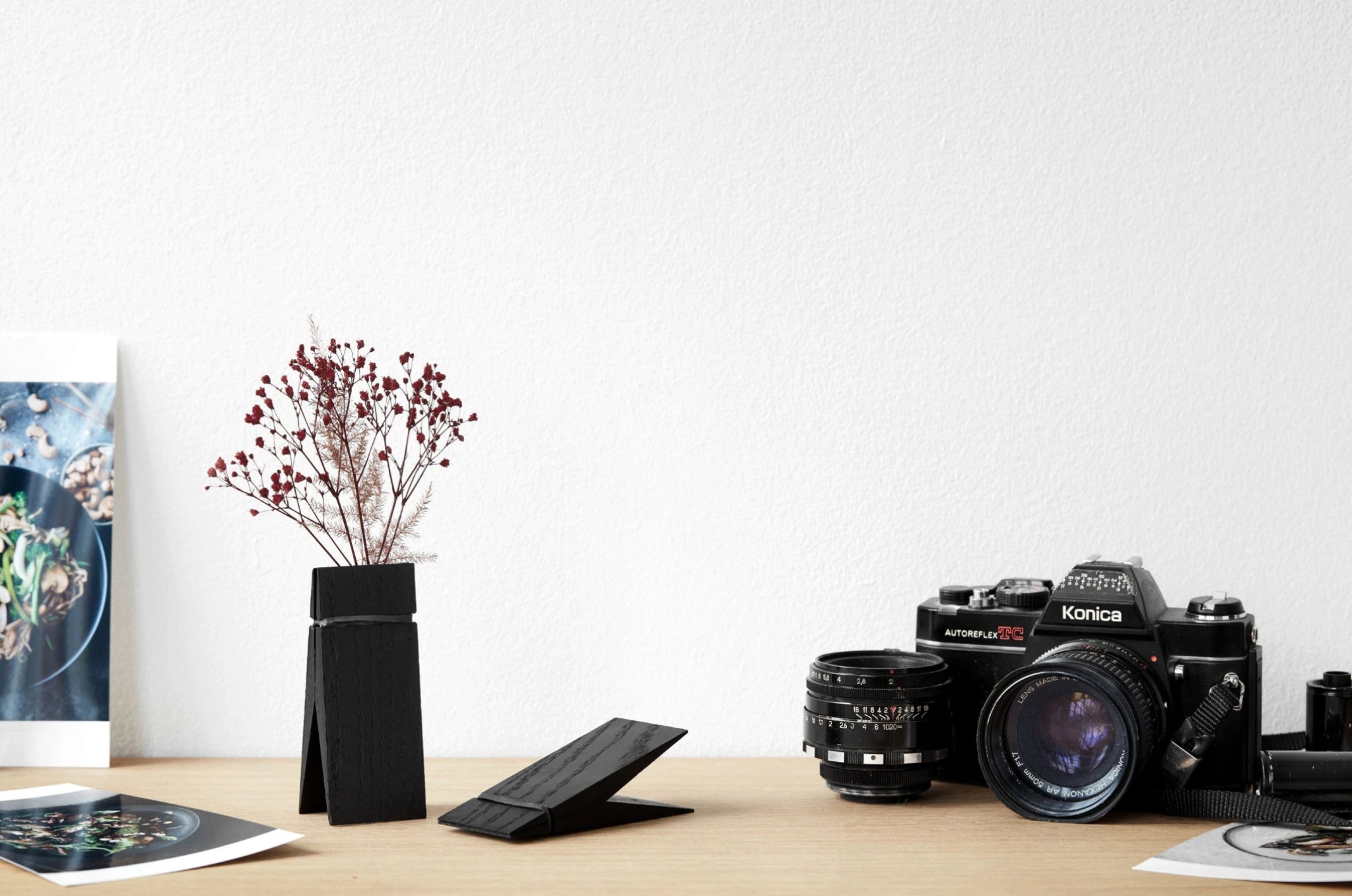 Moebe Black Wooden Clips - Stylish Ash Wood Pinch for Home & Office Decor