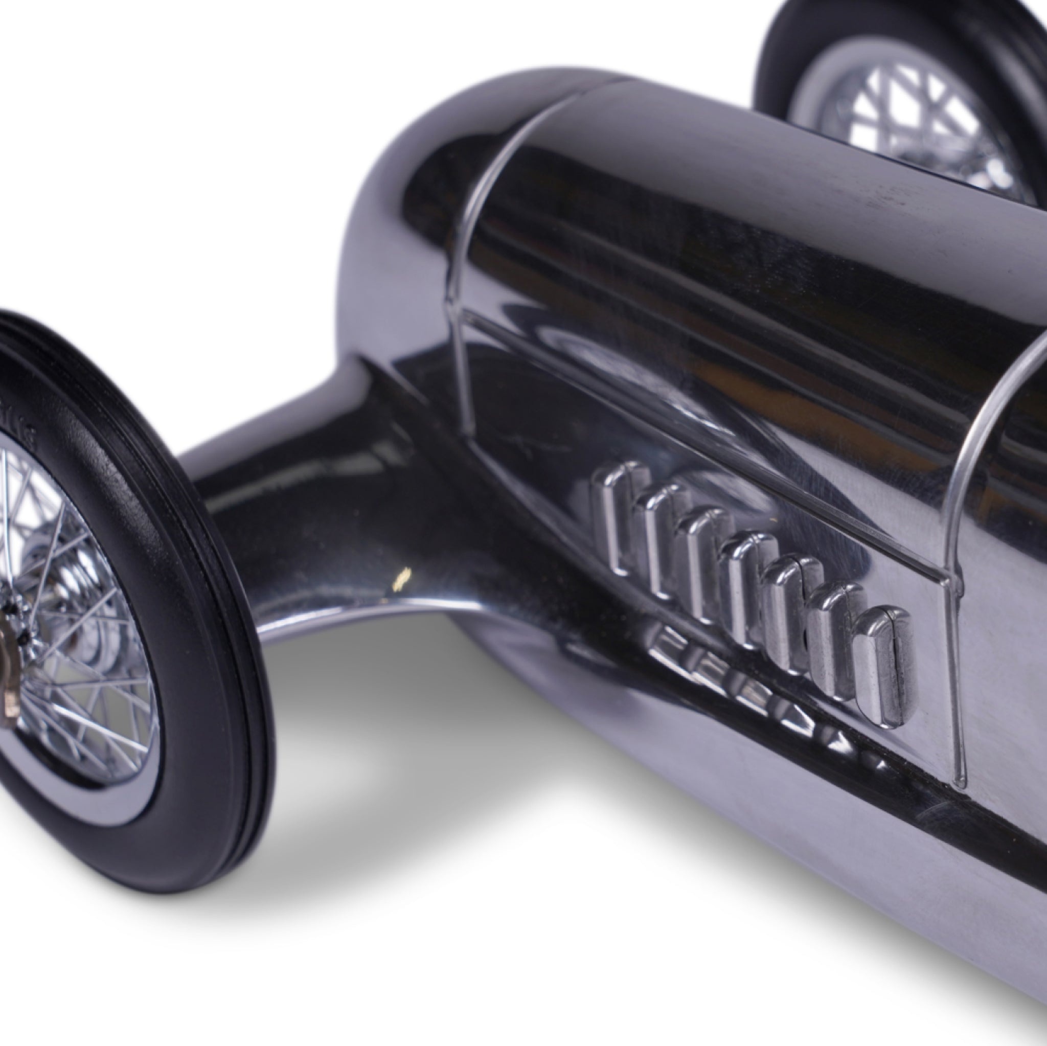 Authentic Models Silver Arrow Racing Car Model, Red Seat