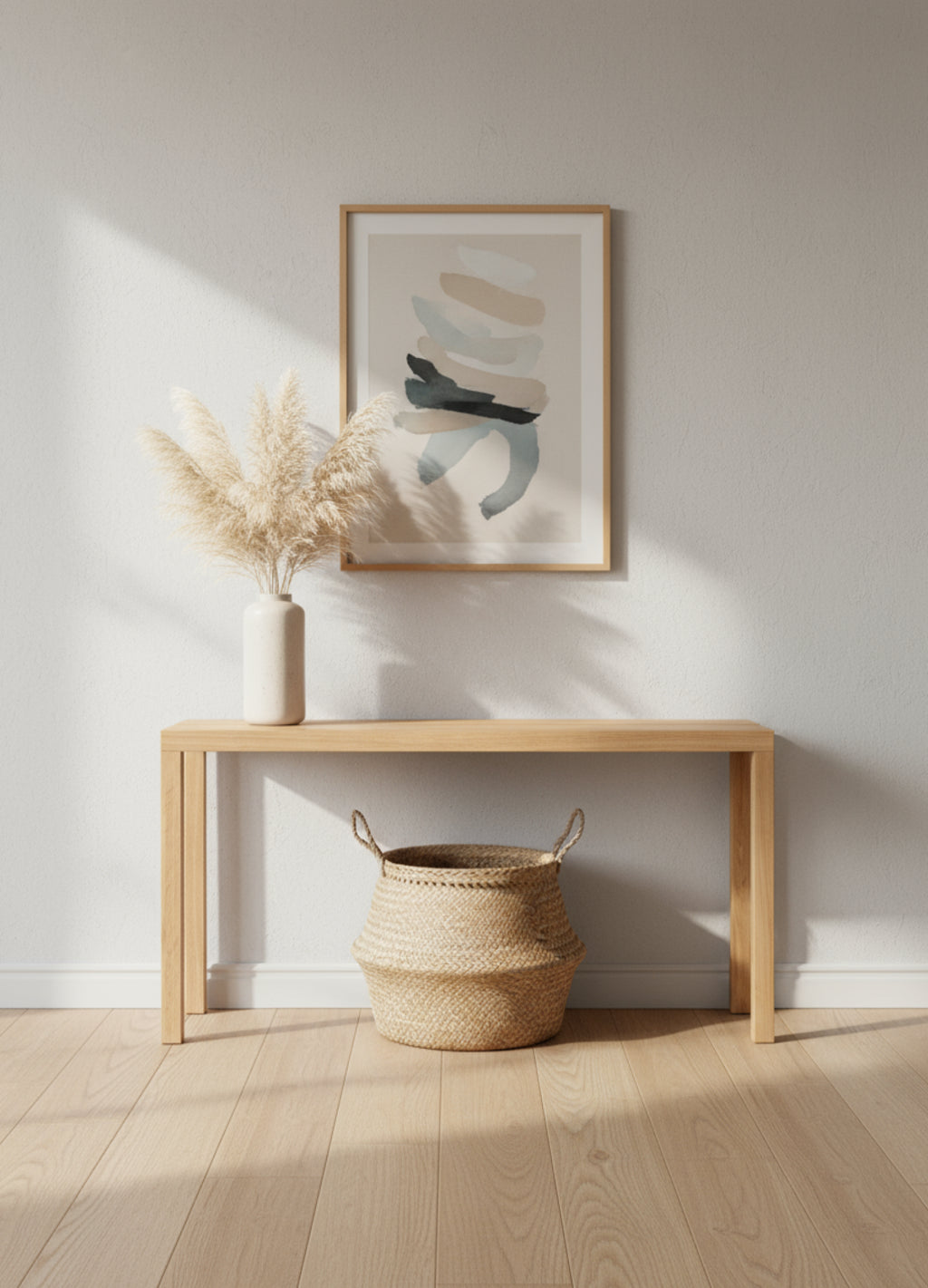 Moebe Peg Bench: Ideal Narrow Hallway Seating, FSC-Certified Oak