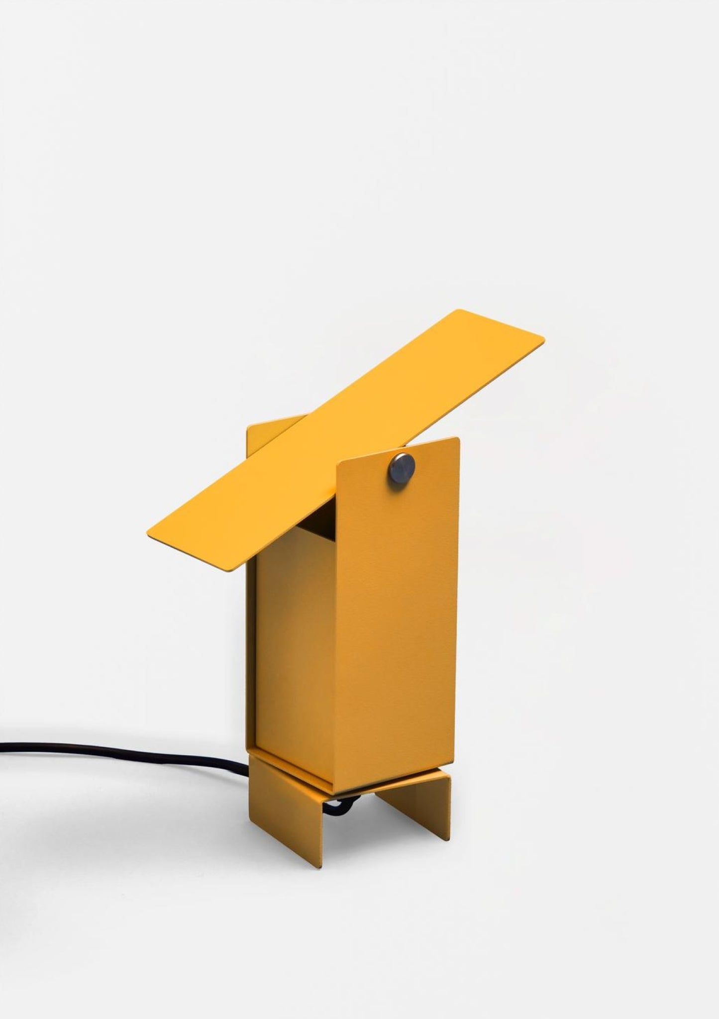 Illuminate Your Space: MOEBE Yellow Pivoting Table Lamp - Danish Design