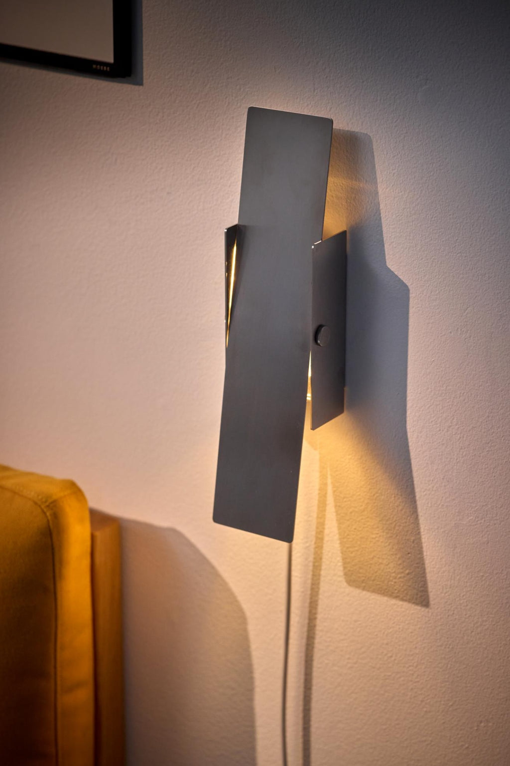 Illuminate Your Space with MOEBE's Stainless Steel Pivoting Wall Lamp