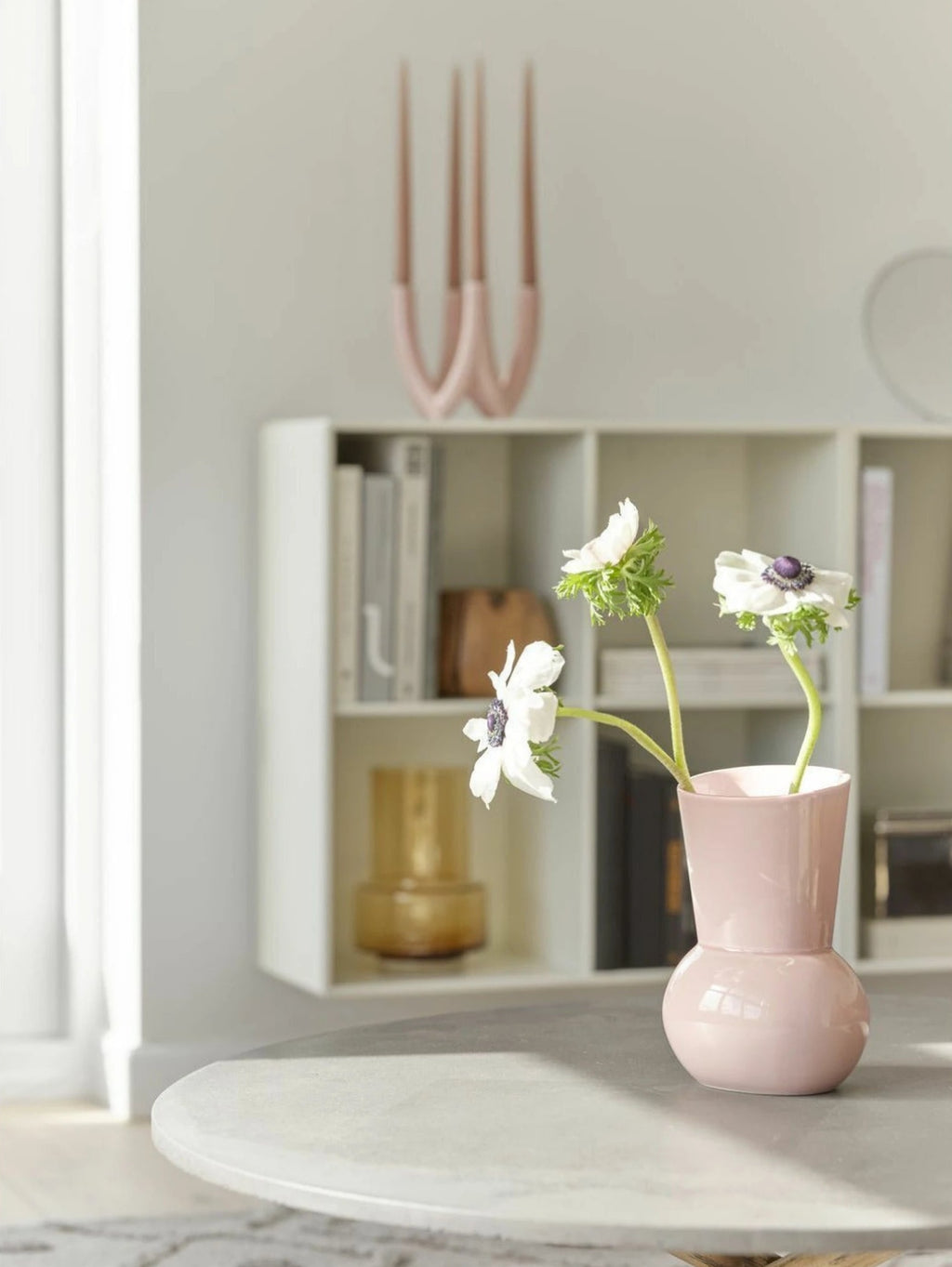 Ro Collection No. 66 Oval Vase, Pink