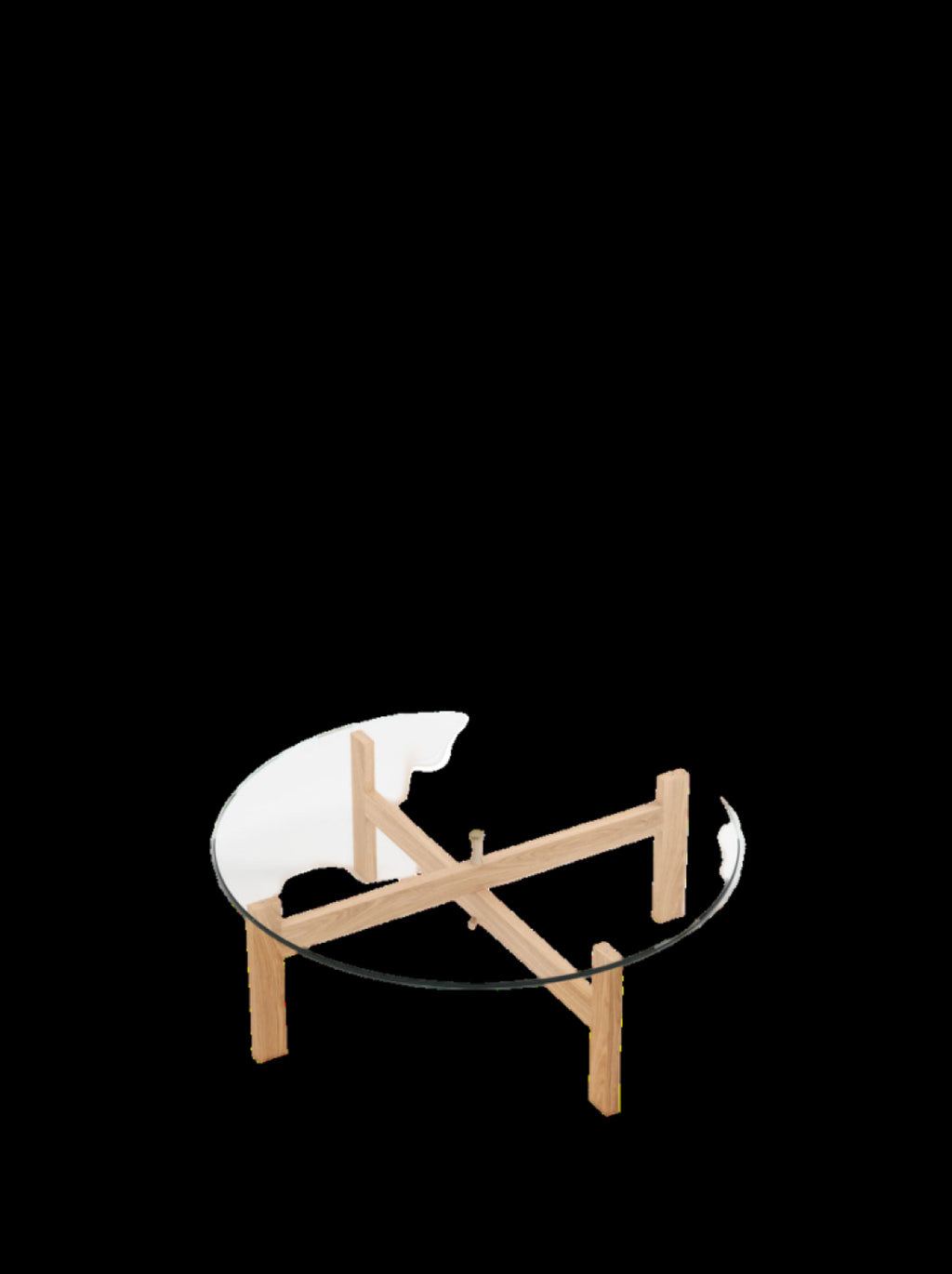 Moebe Round Coffee Table, 88 Cm, Oak (fsc 100%)