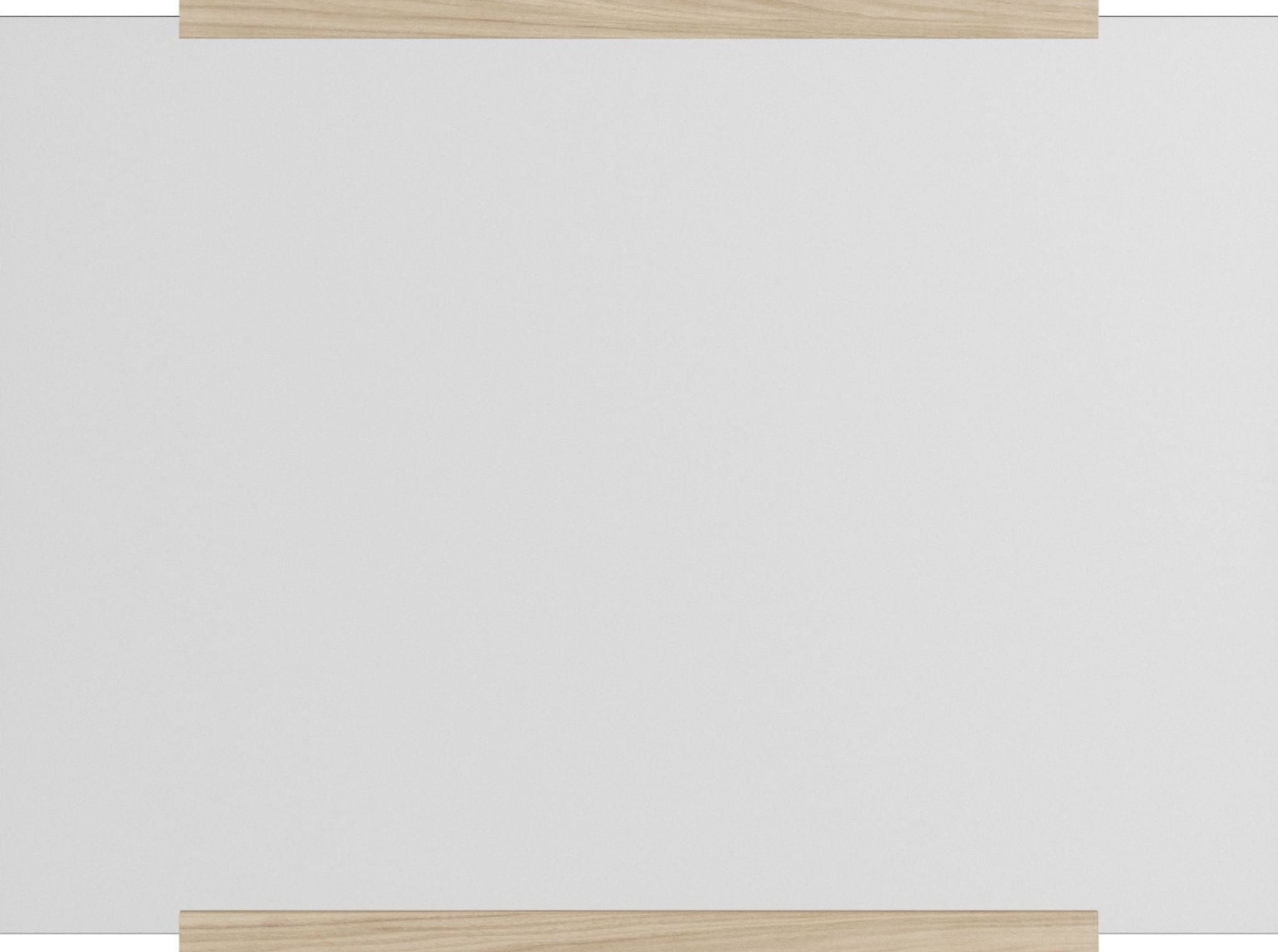 Moebe Rectangular Ash Wall Mirror 43.3x30 cm - Minimalist Nordic Design