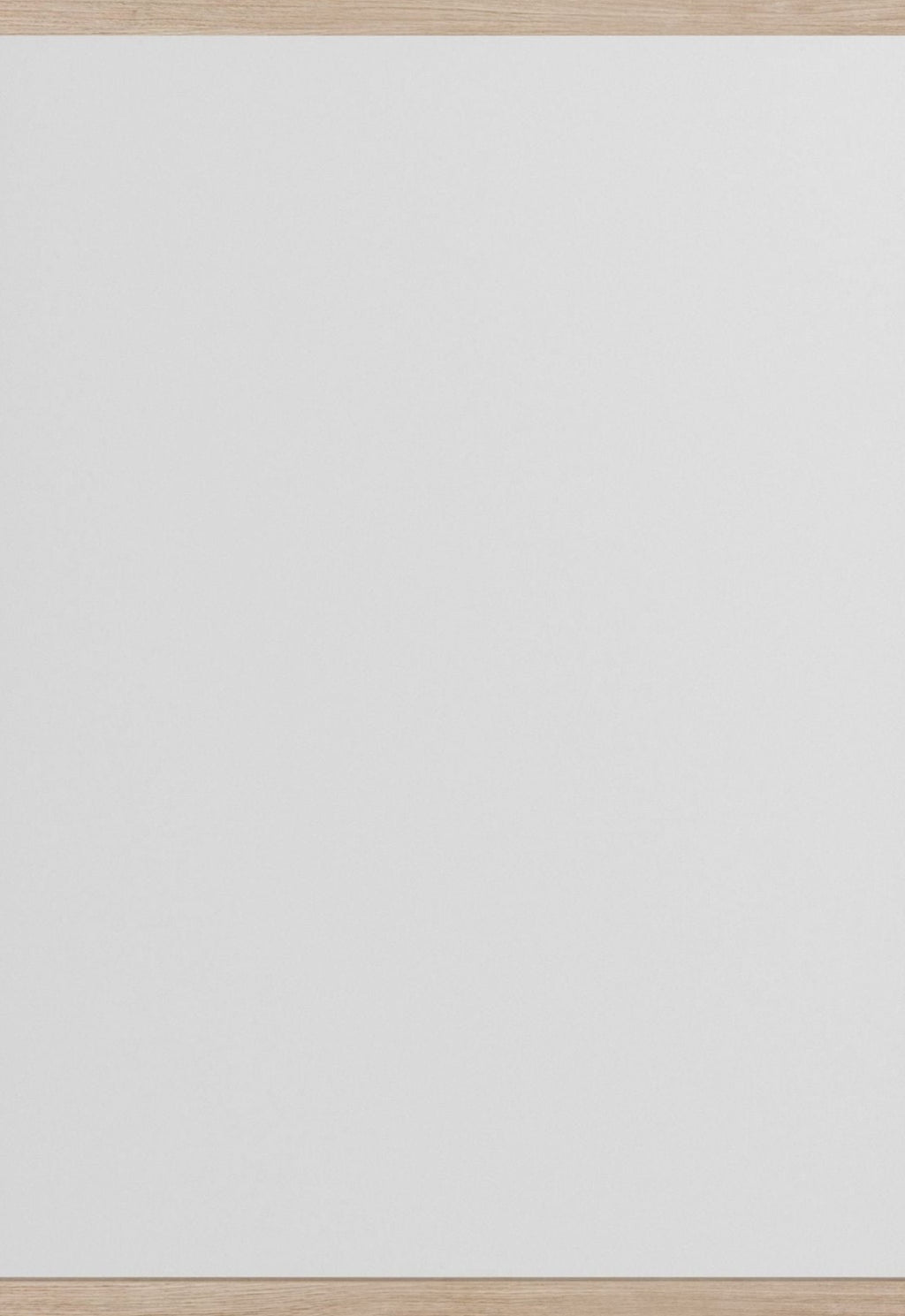 Moebe Rectangular Oak Wall Mirror 43.3x30 cm - Minimalist Nordic Design