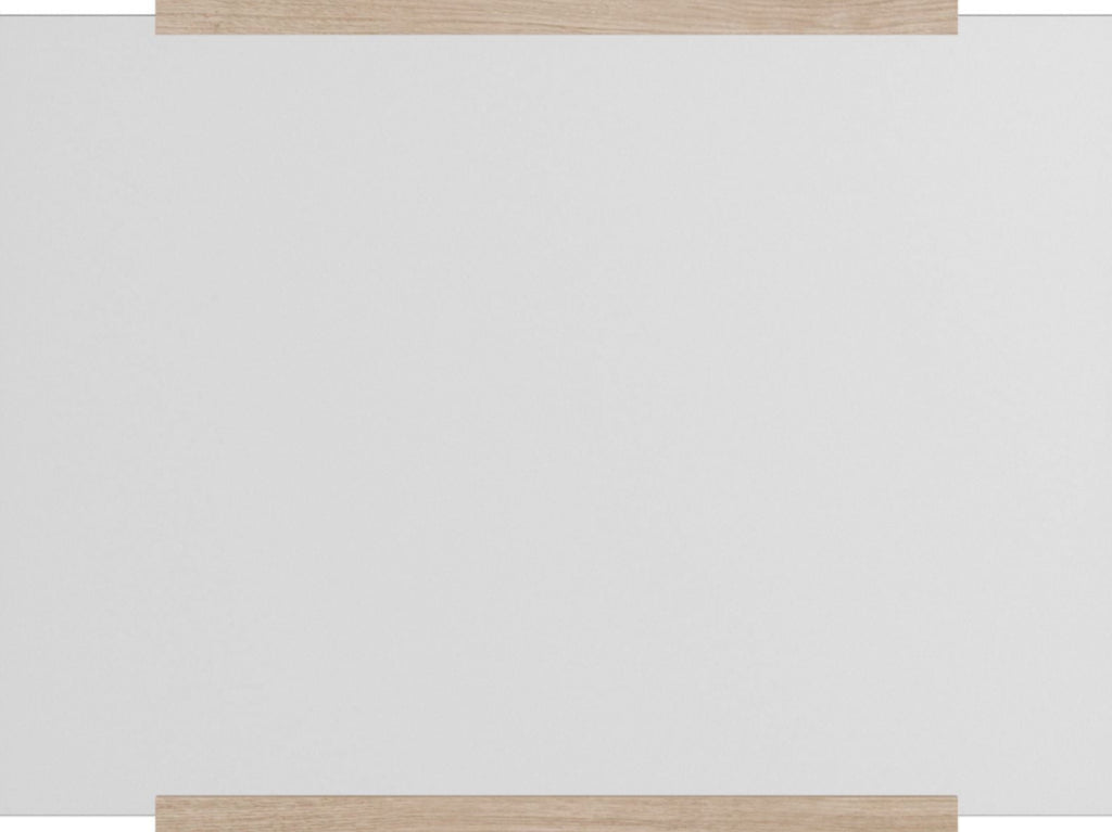 Moebe Rectangular Oak Wall Mirror 43.3x30 cm - Minimalist Nordic Design
