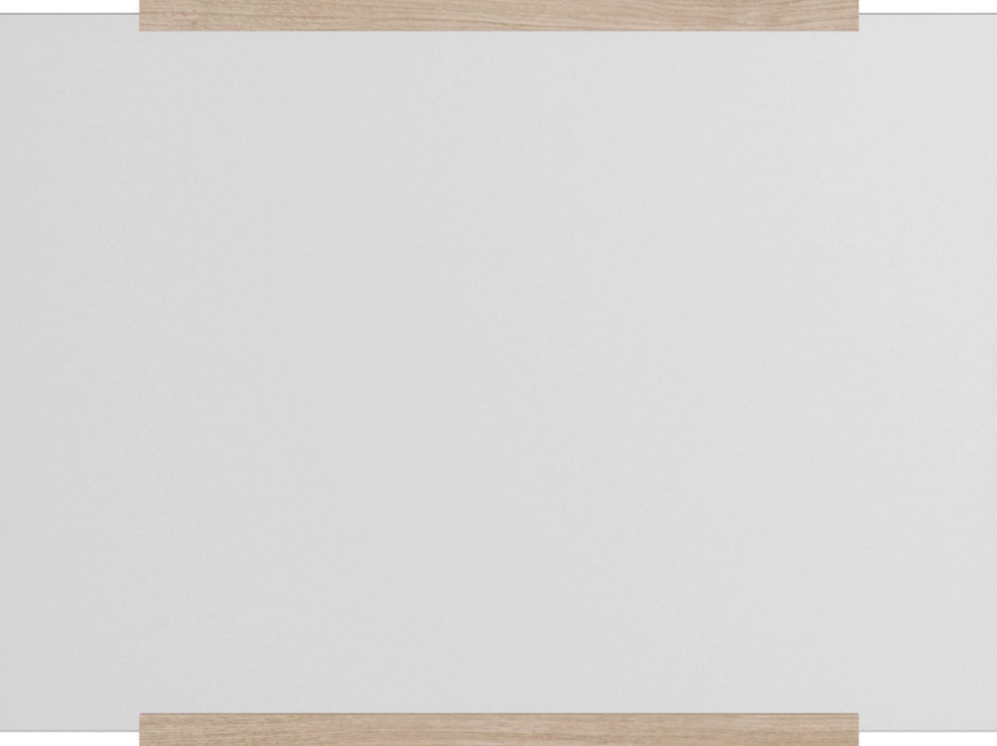 Moebe Rectangular Oak Wall Mirror 43.3x30 cm - Minimalist Nordic Design