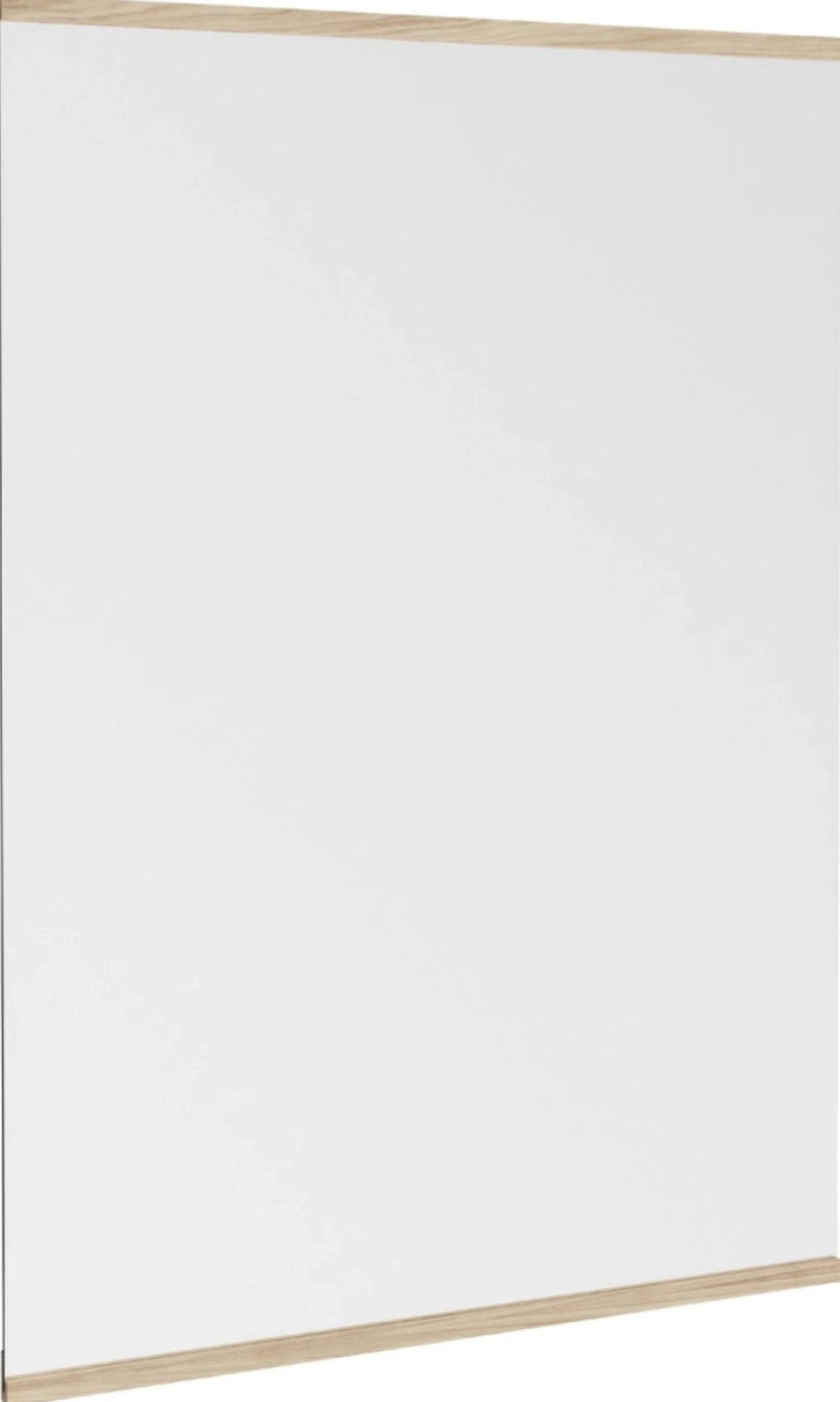 Minimalist Moebe Rectangular Wall Mirror in Ash - 101.8x70 cm