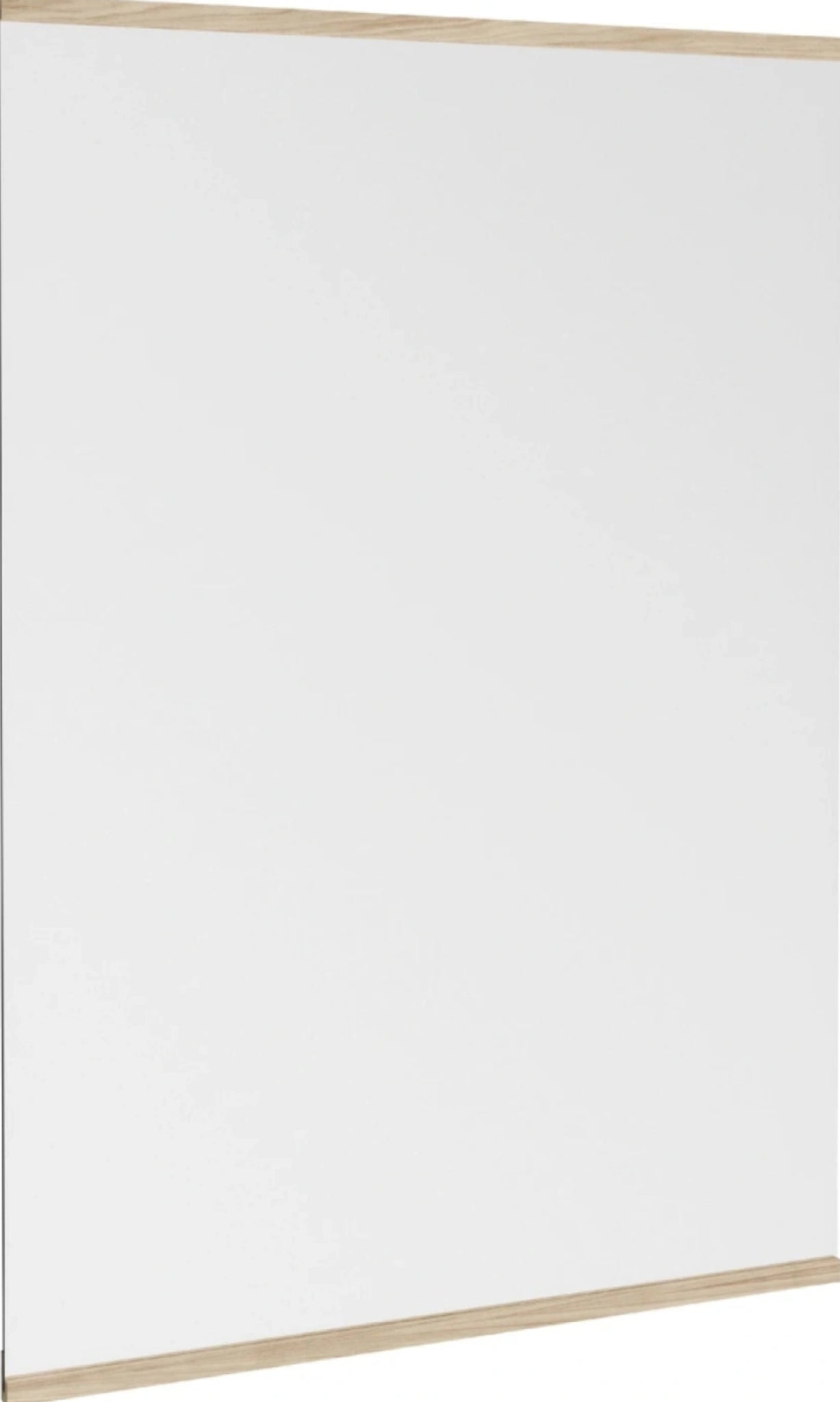 Minimalist Moebe Rectangular Wall Mirror in Ash - 101.8x70 cm