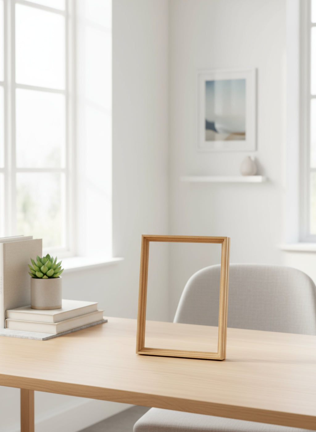 Moebe Standing Frame, A5, Oak (fsc 100%)