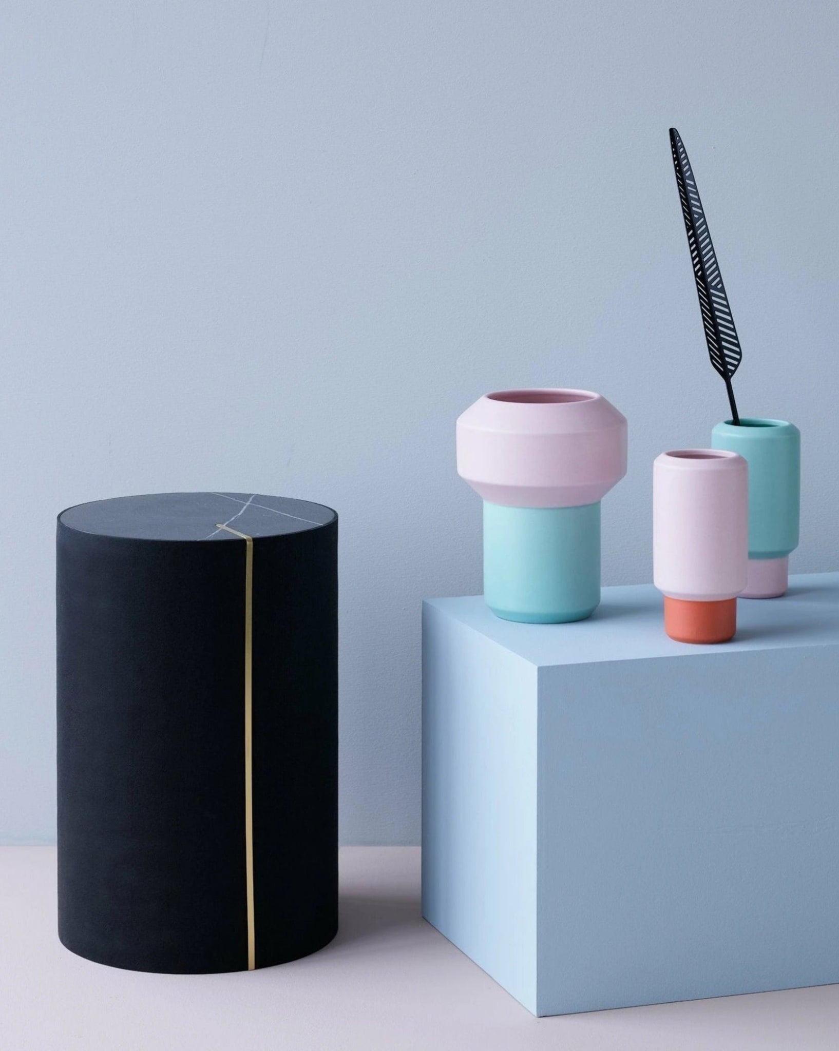 Lucie Kaas Vera Side Table, Pink