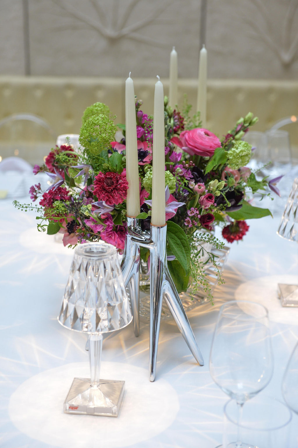 Kartell Abbracciaio Candelabra, White