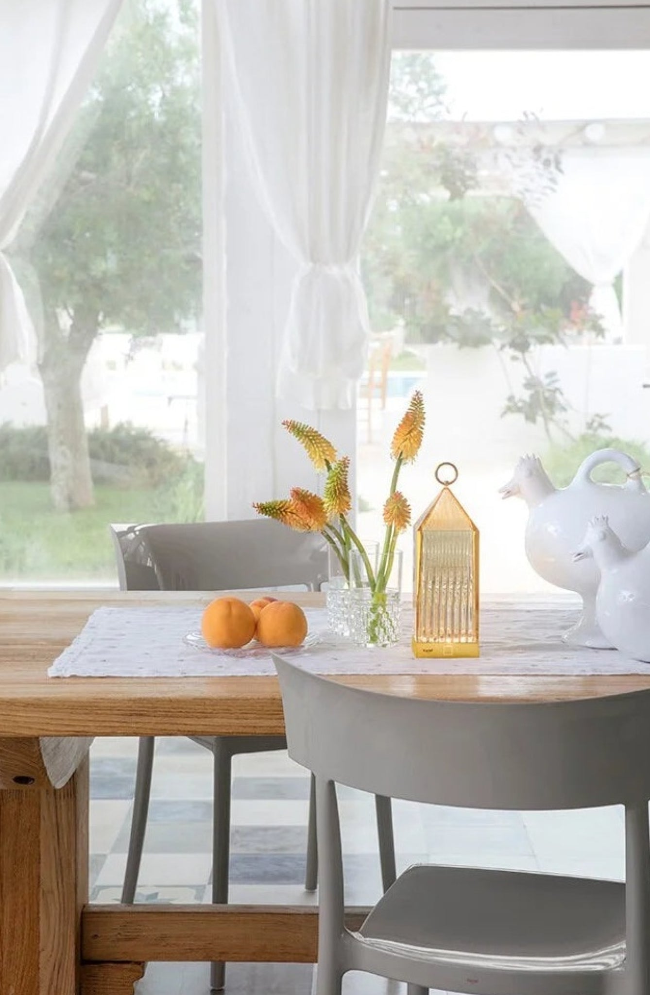 Kartell Lantern Table Lamp, Crystal