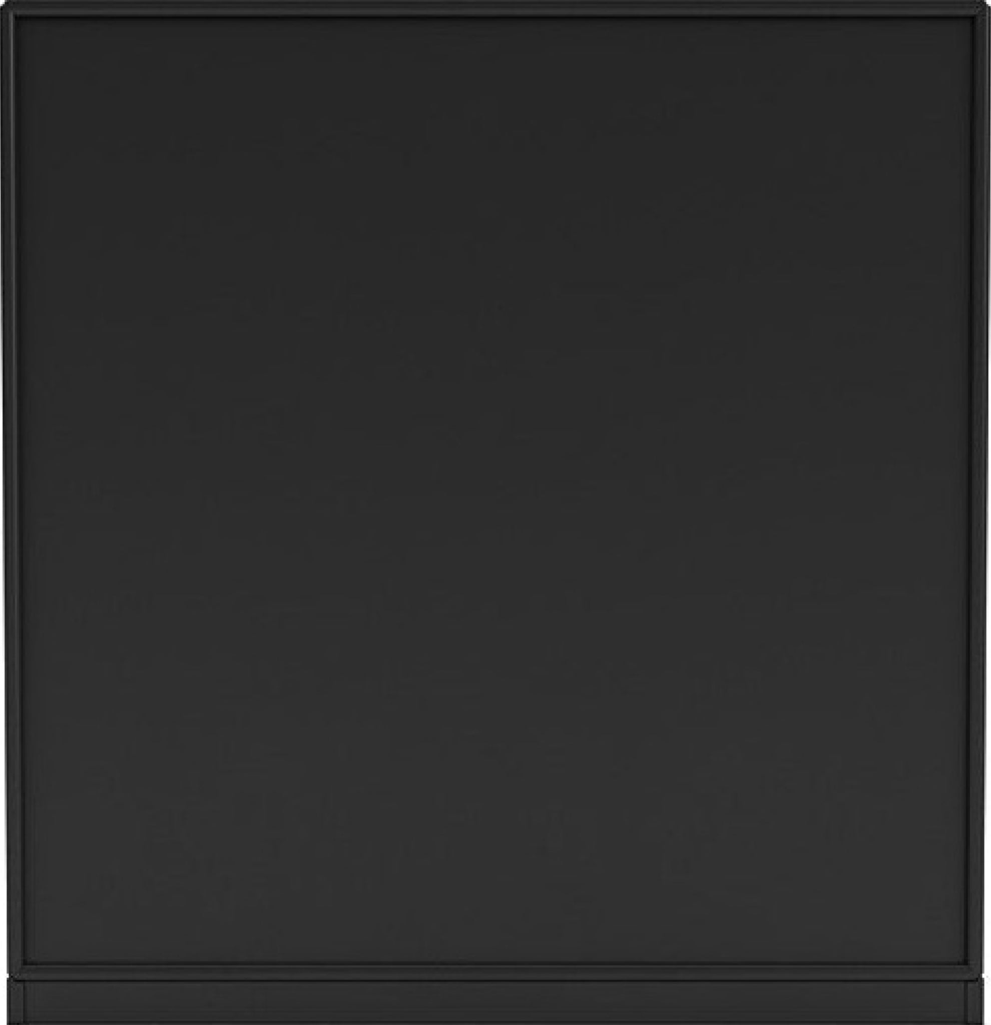 Montana Compile Decorative Shelf With 3 Cm Plinth, Black