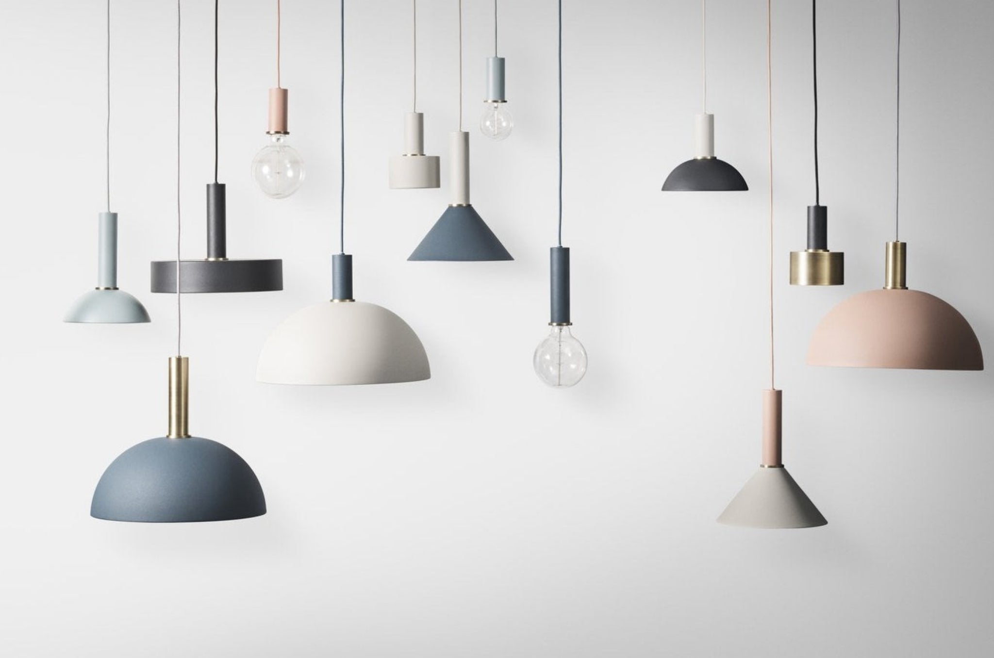 Ferm Living Hoop Lampshade, Black Brass