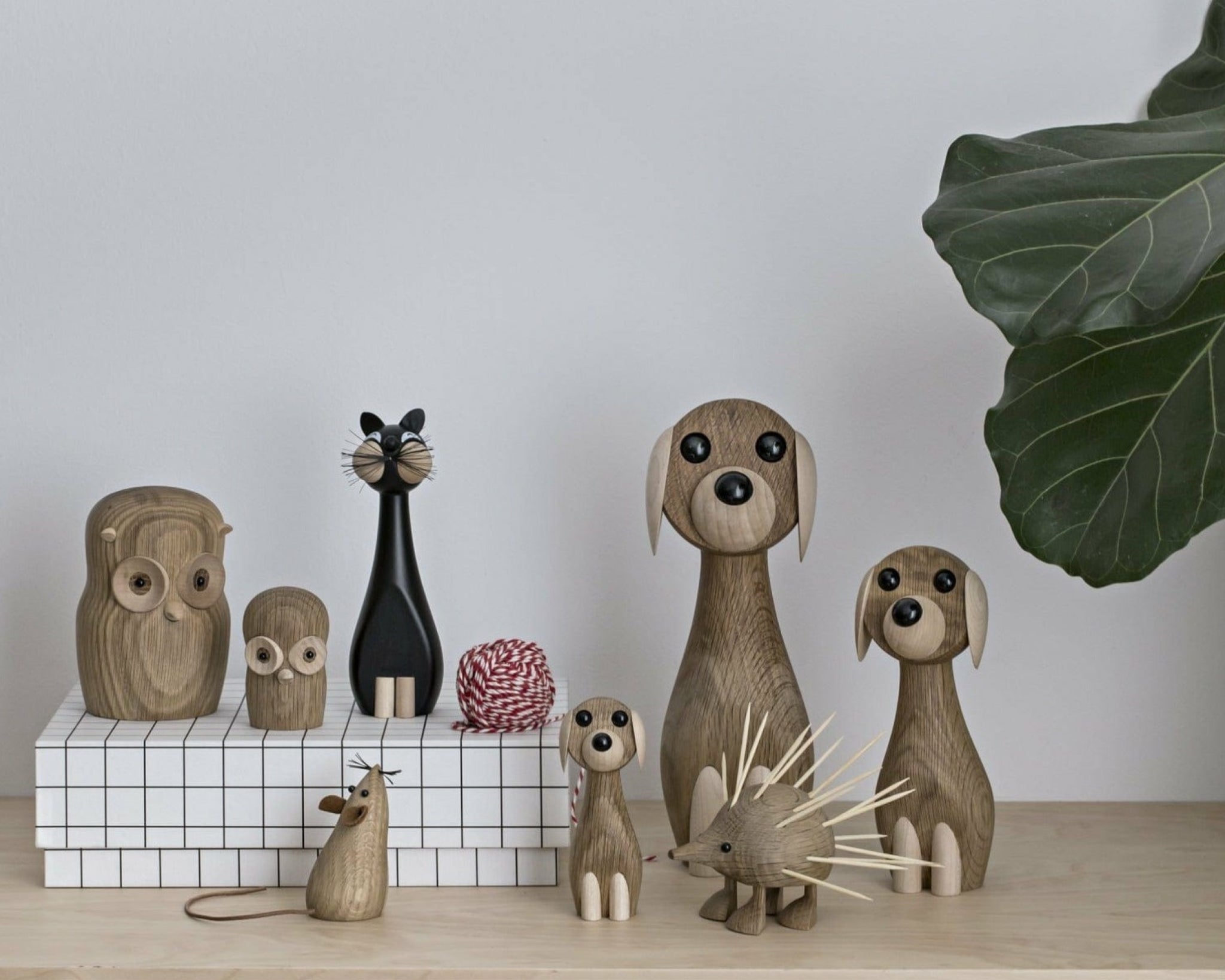 Gunnar Flørning Owl Wooden Figure, 6 Cm