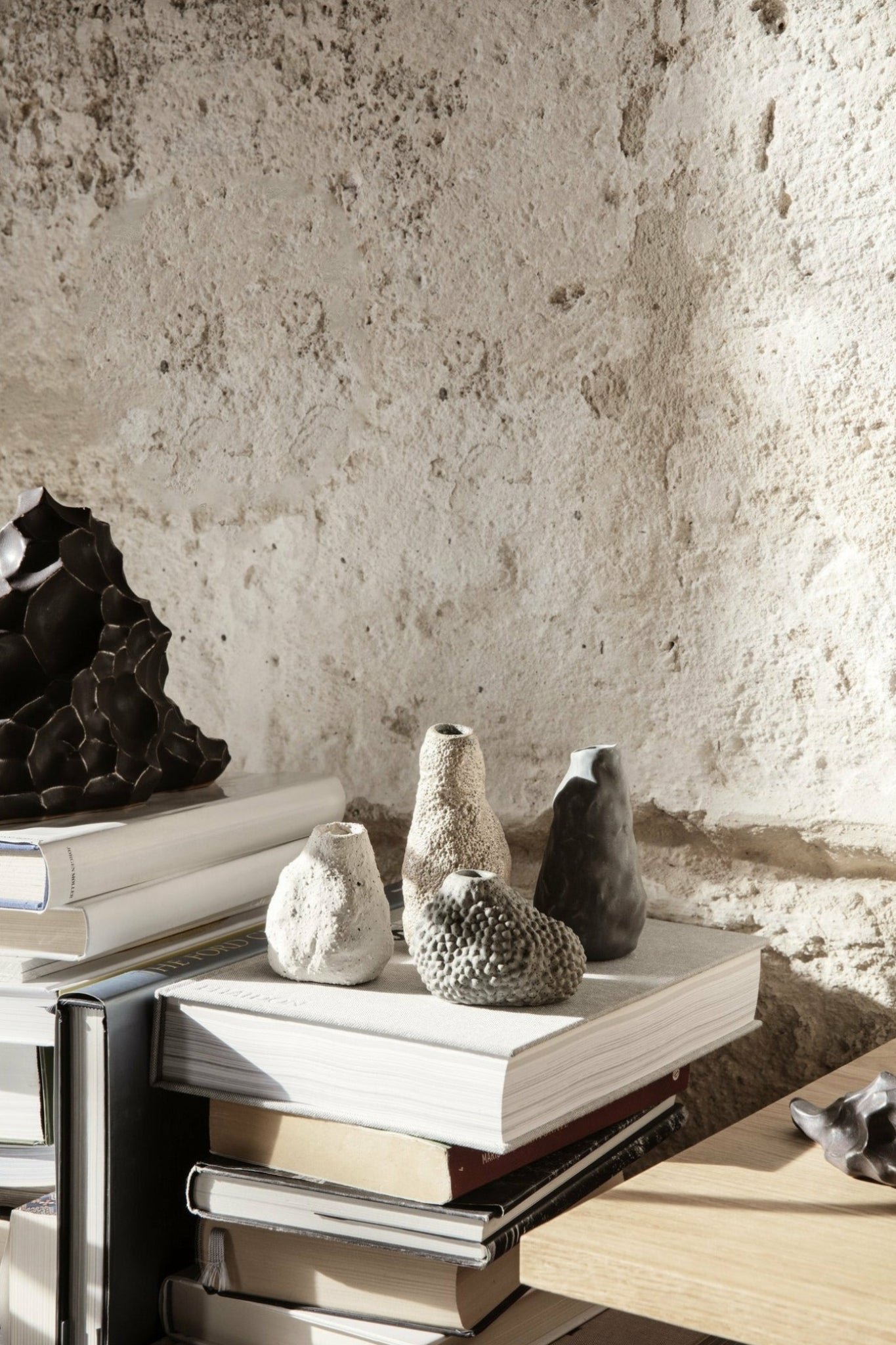 Ferm Living Vulca Mini Vase, Grey Dots