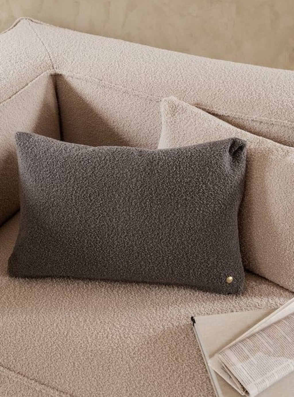 Ferm Living Clean Cushion, Grey
