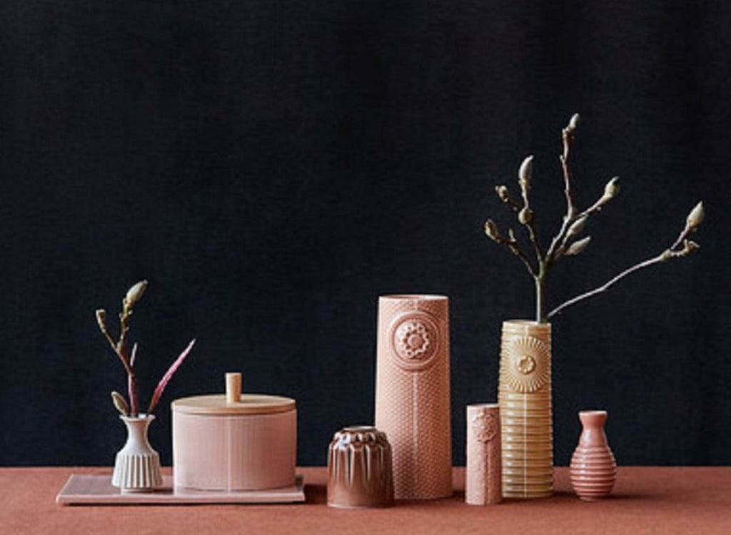 Dottir Pipanella Waves Vase Curry, 16,5cm