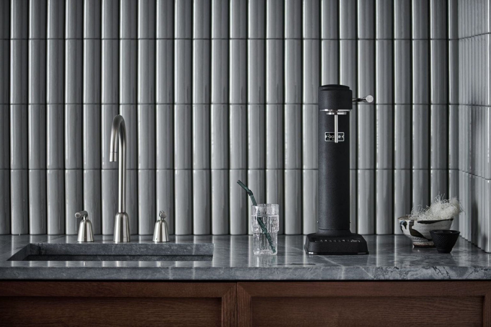 Aarke Carbonator 3: Stylish Matte Black Soda Maker With Stainless Steel