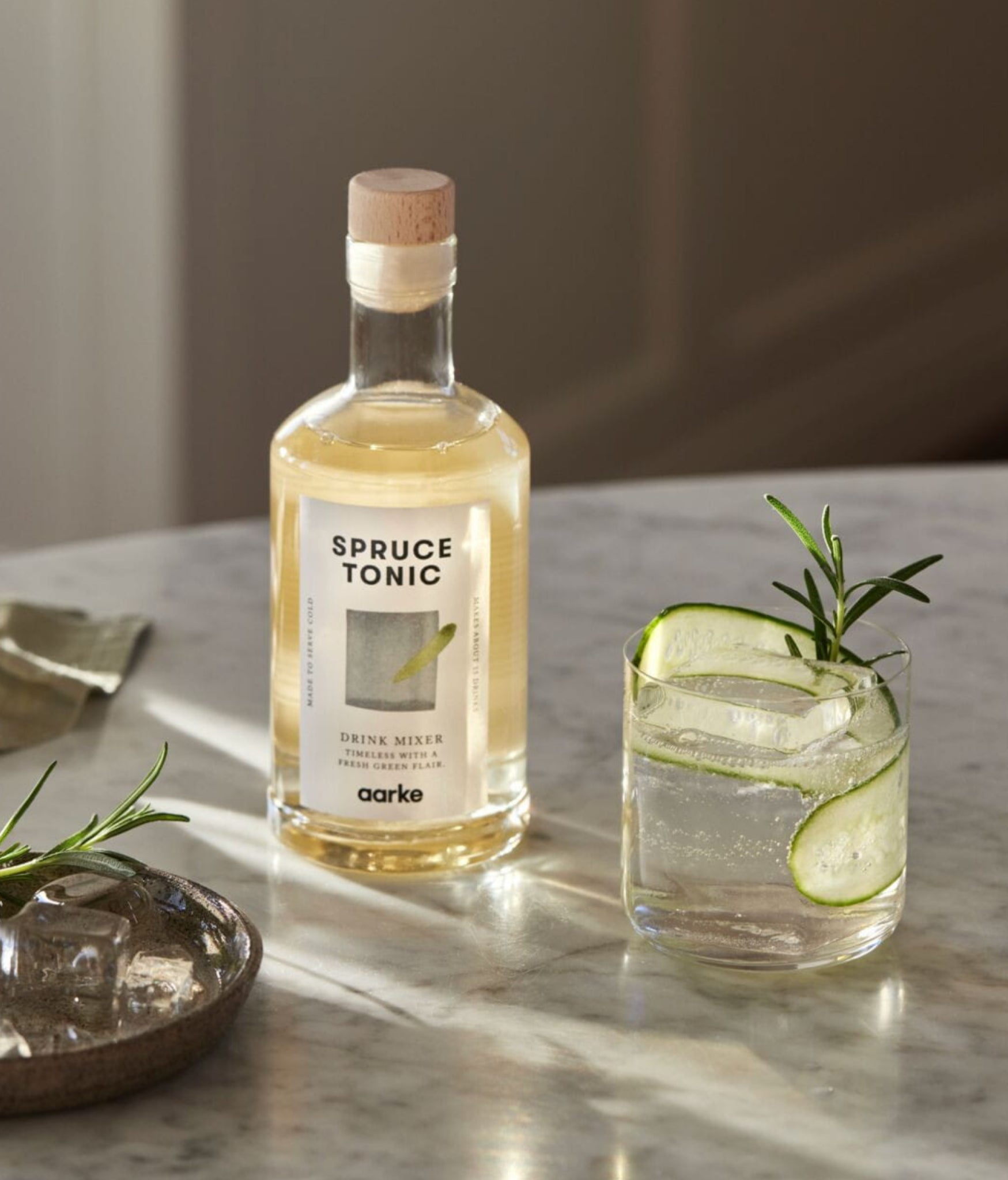 Aarke Drink Mixer: Fresh Spruce Shoots Tonic For Home Bars