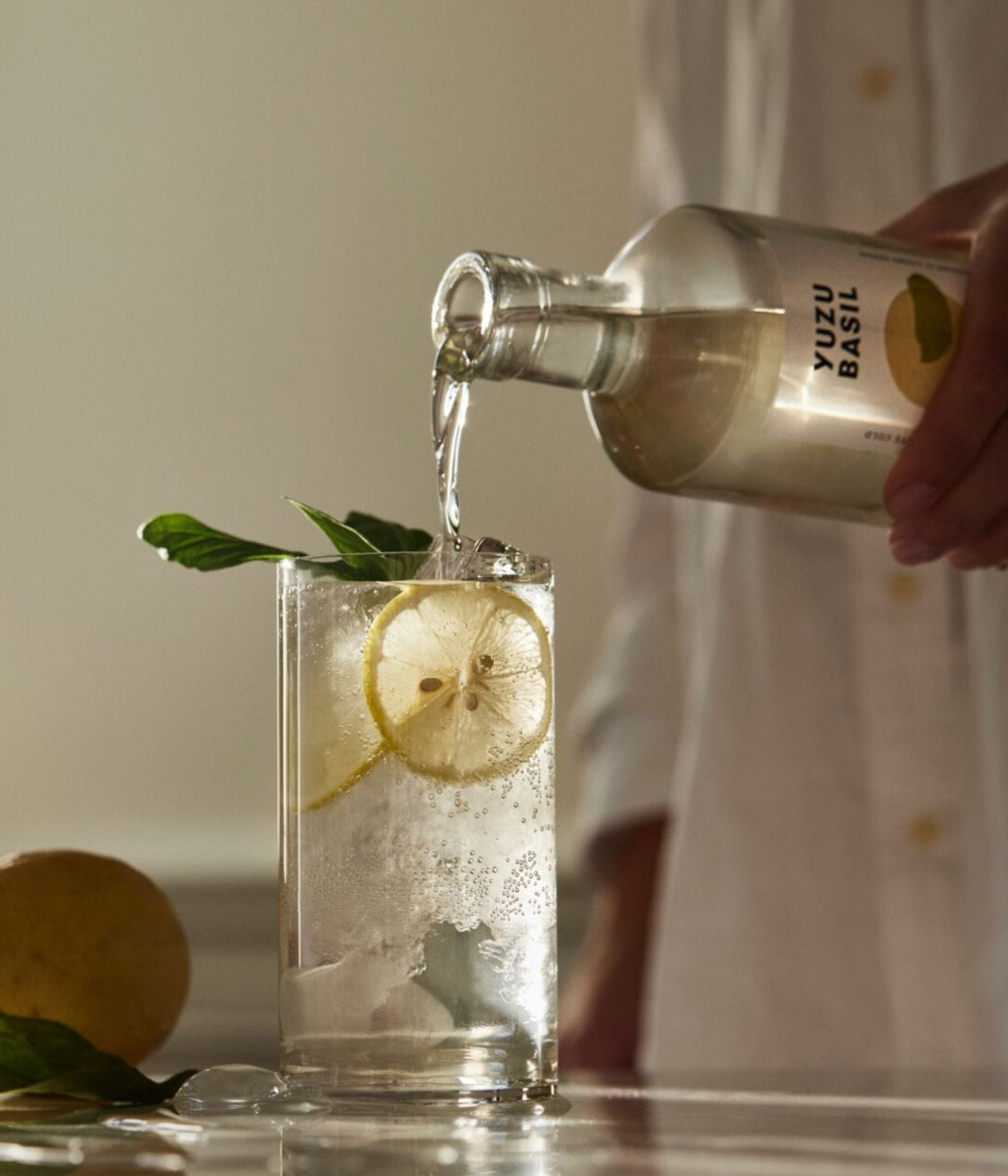 Aarke Yuzu Basil Drink Mixer: Refreshing Home Bar Essential