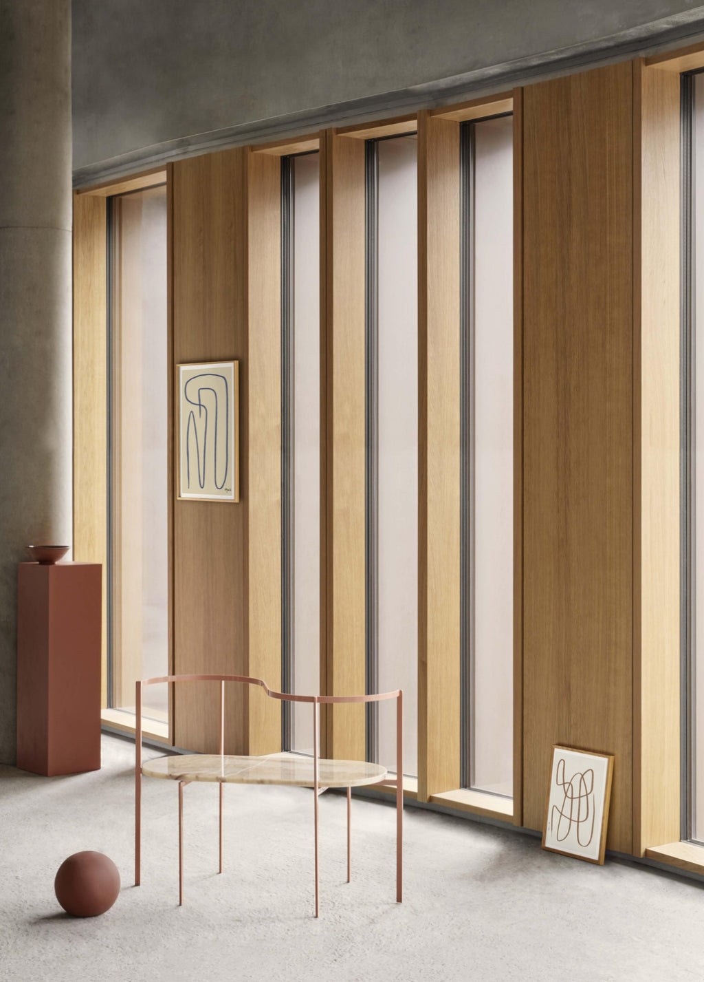 Paper Collective Different Ways Poster 50x70 Cm, Brown