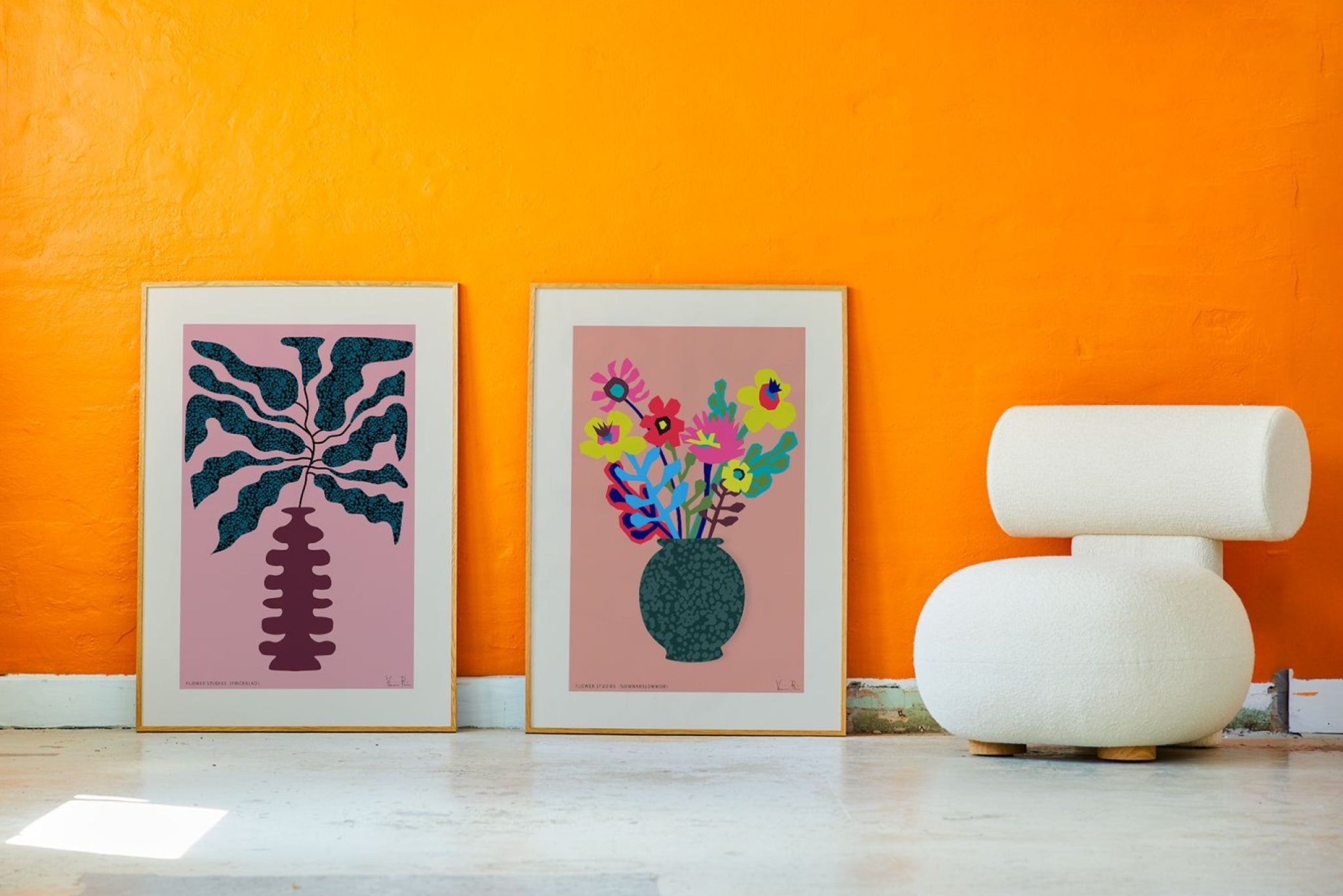 Paper Collective Flower Studies 01 (prickblad) Poster, 50x70 Cm