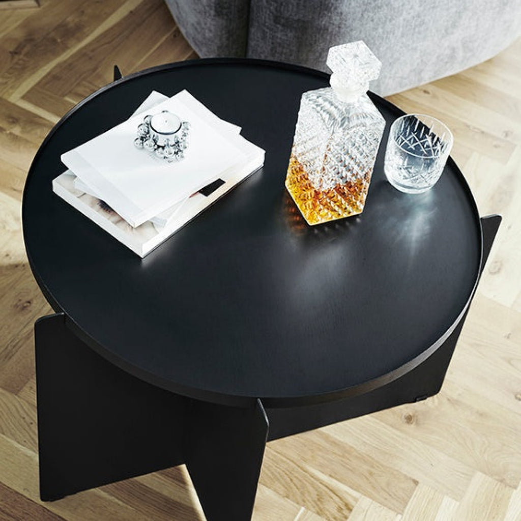 Gejst Svip Side Table Black - 60×42 Cm Steel/aluminium By C.f. Møller