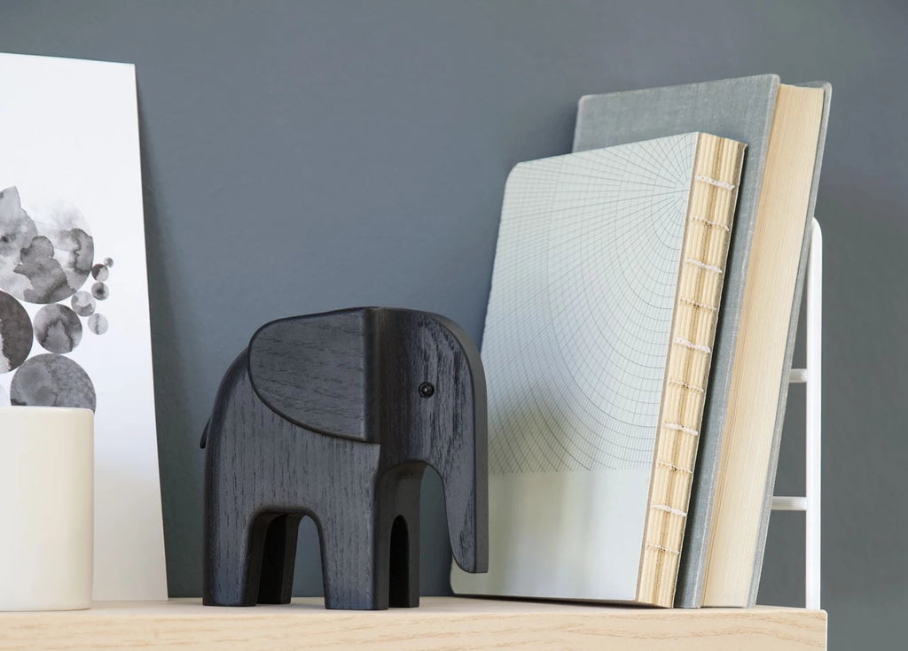 Novoform Design Elephant Decorative Figure, Ash Black