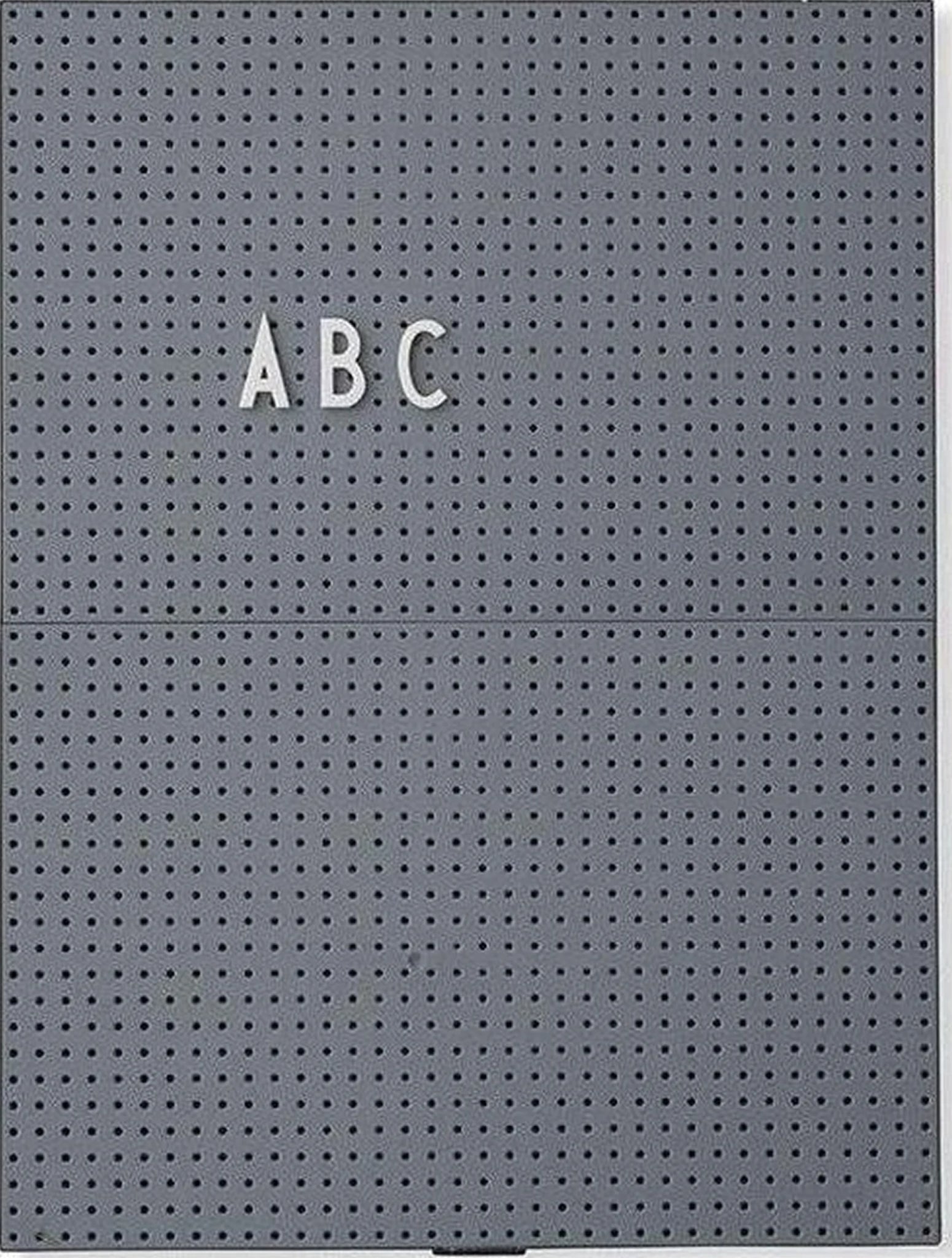 Design Letters Pinboard Dark Gray, Small