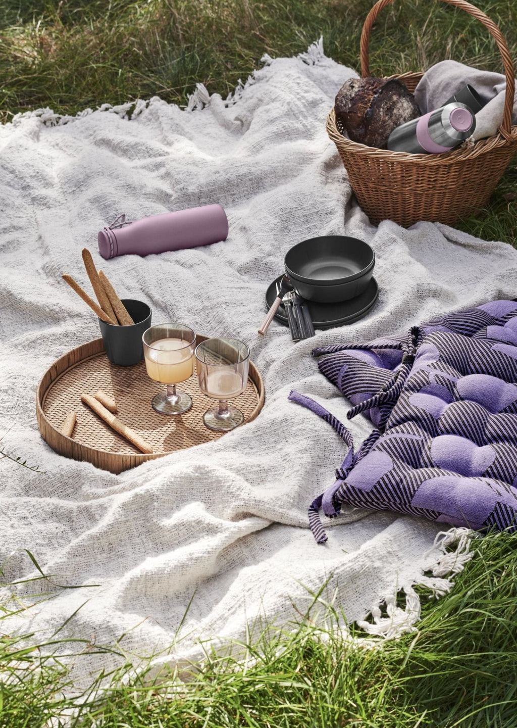 Rosendahl Rosendahl Textiles Outdoor Natura Seat Cushion, Green