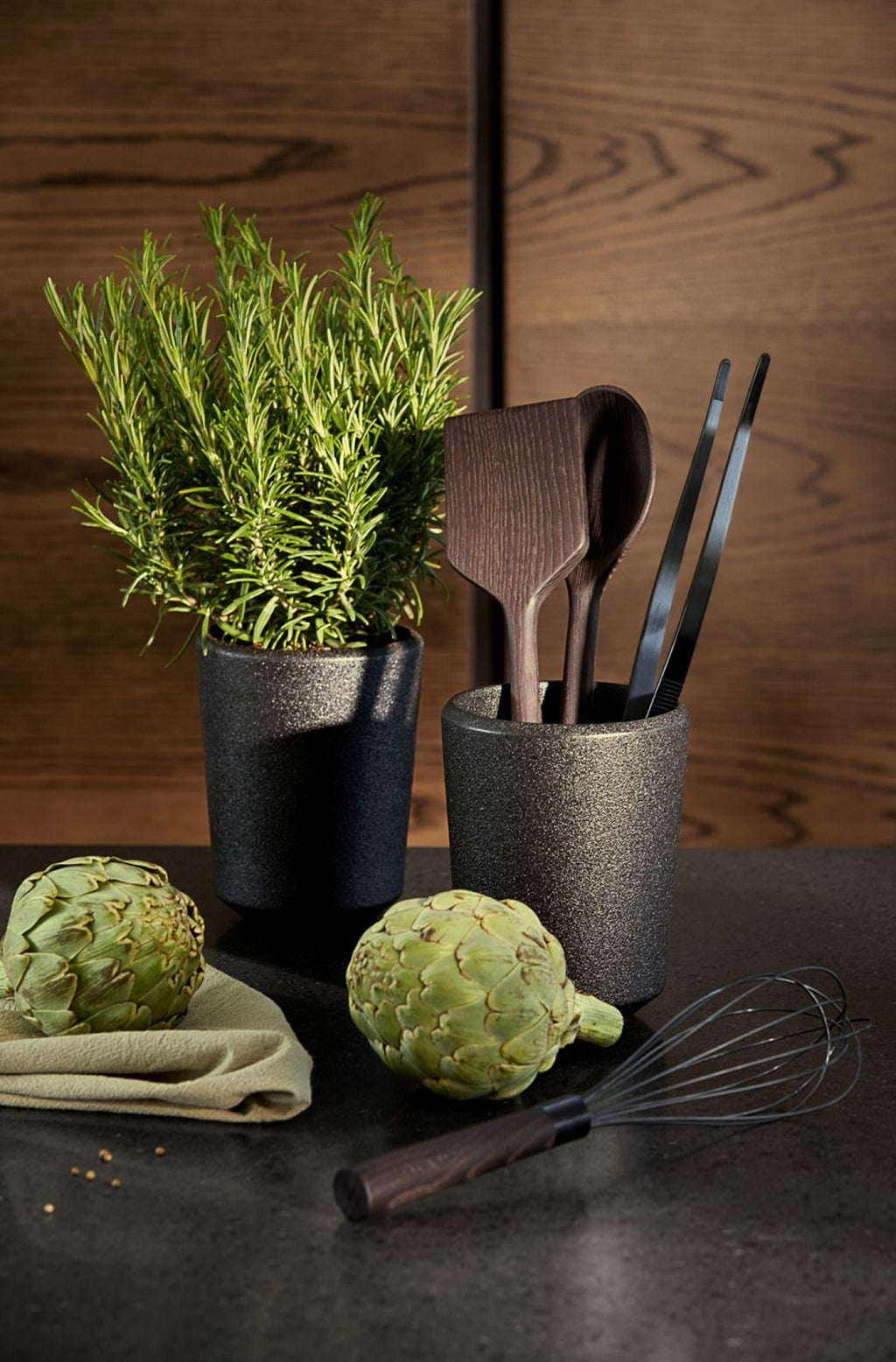 Rosendahl Rå Kitchen Tweezers, Gun Metallic