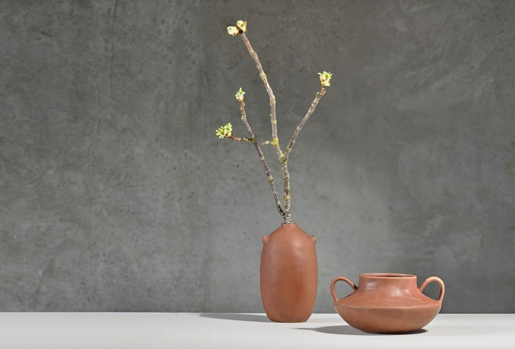 Villa Collection Vase With Handle, 31x29x16 Cm