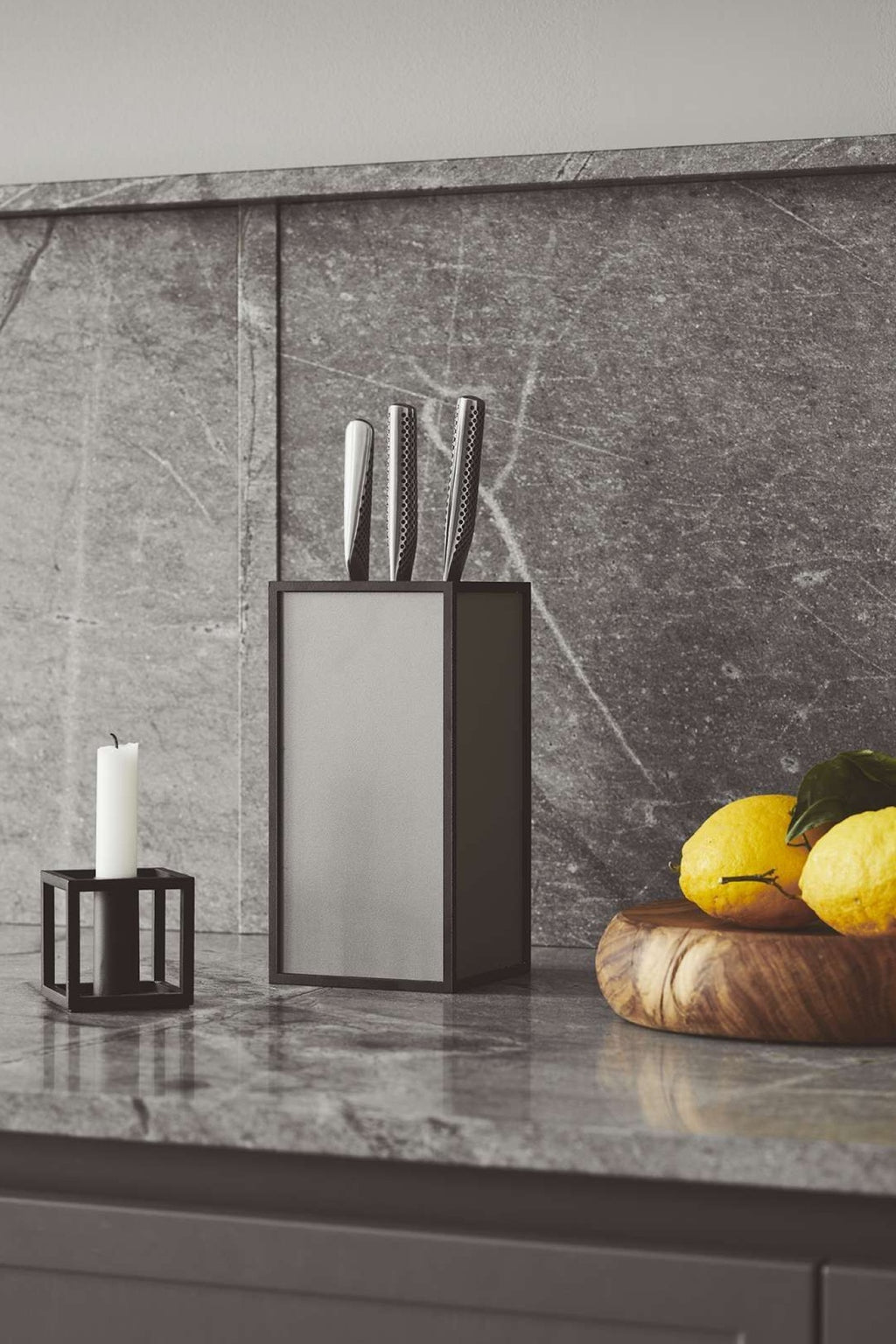 Audo Copenhagen K'block Knife Block, White