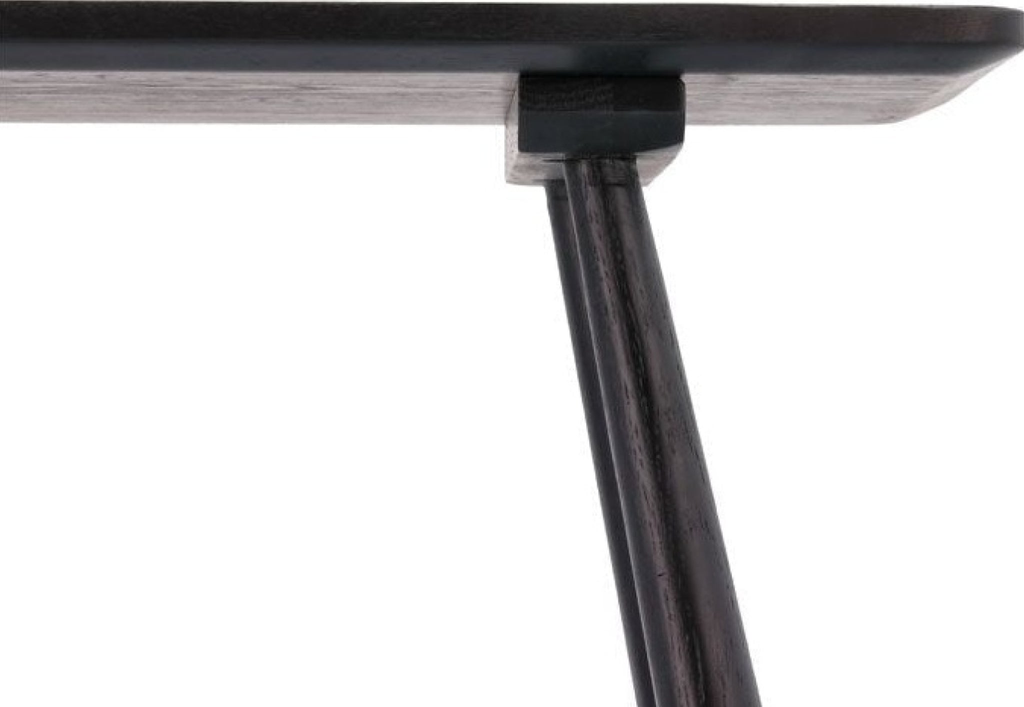 Villa Collection Raffia High Stool, Black