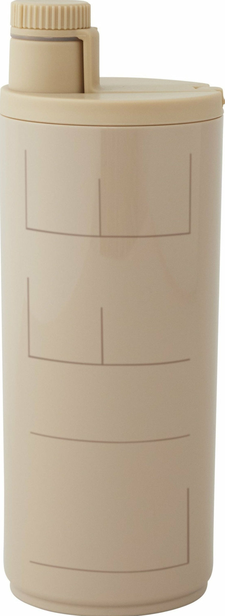 Design Letters Sports Bottle 500 ml, beige
