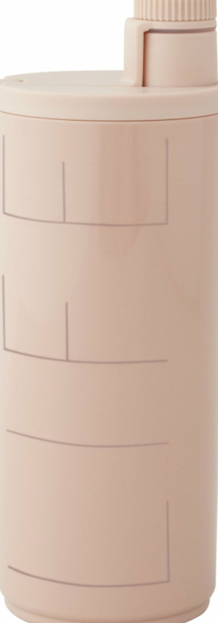 Design Letters Sports Bottle 500 ml, nude