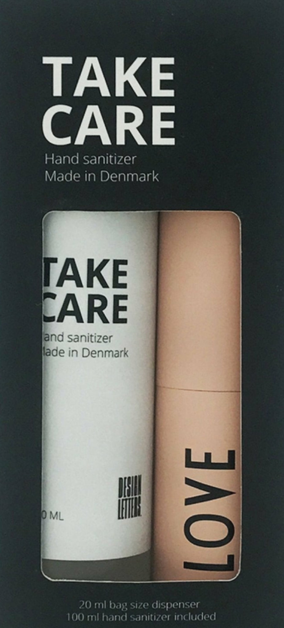 Design Letters Love Hand Sanitizer Set, Nude