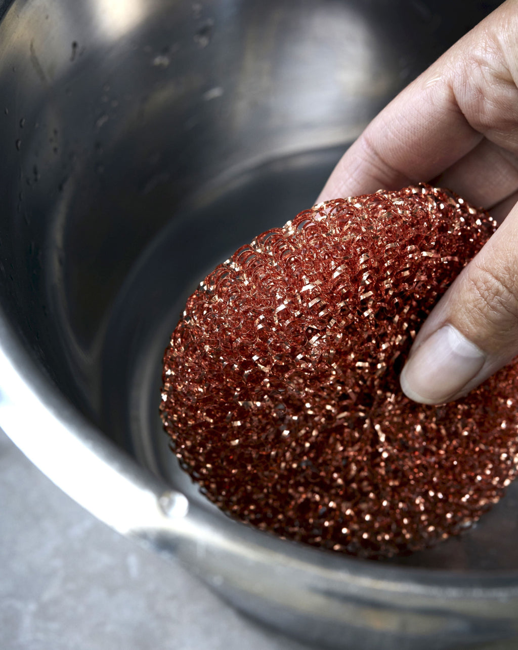 Meraki Inula Copper Sponges Set Of 3, Copper