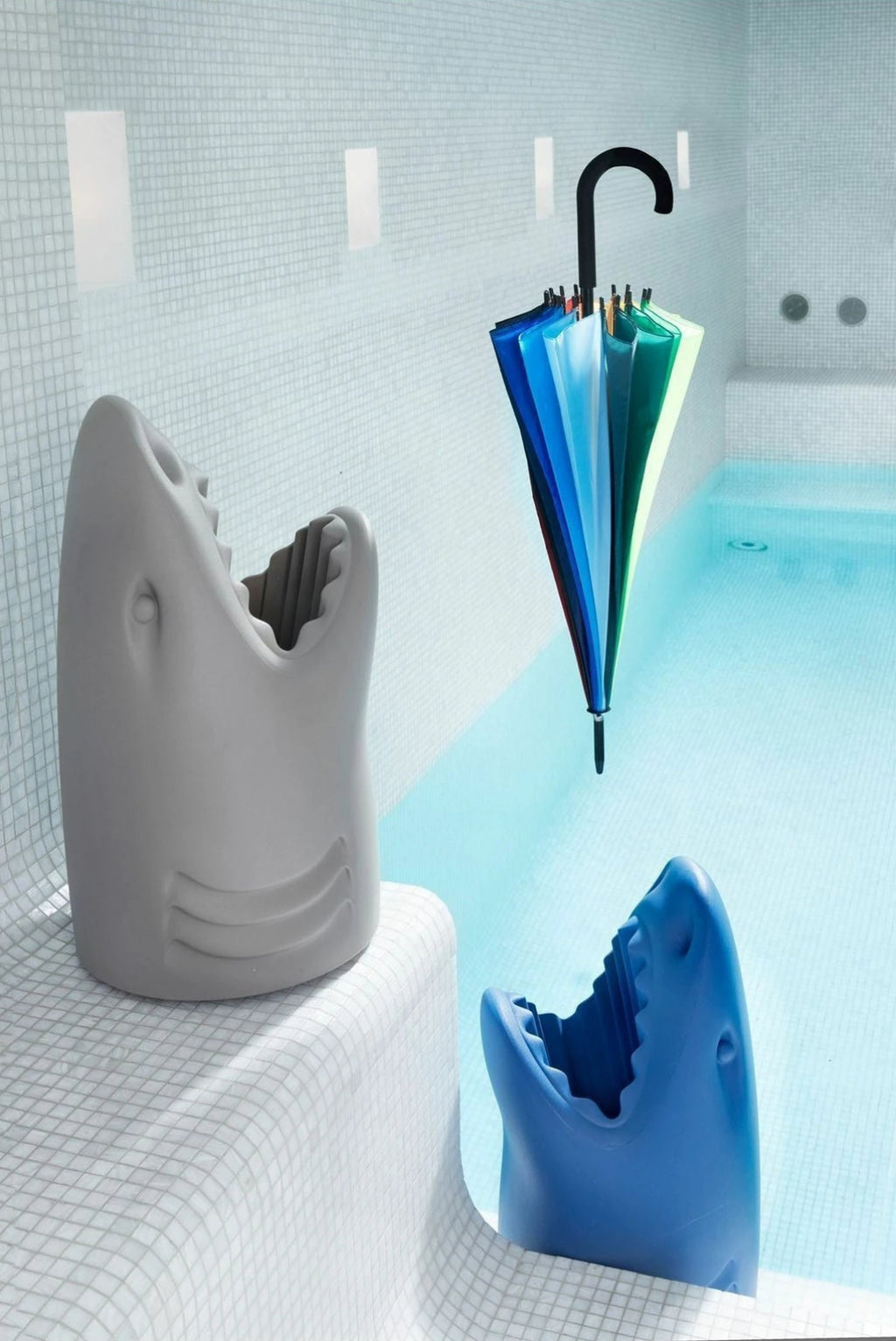 Qeeboo Killer Umbrella Stand by Studio Job - Versatile Grey Design