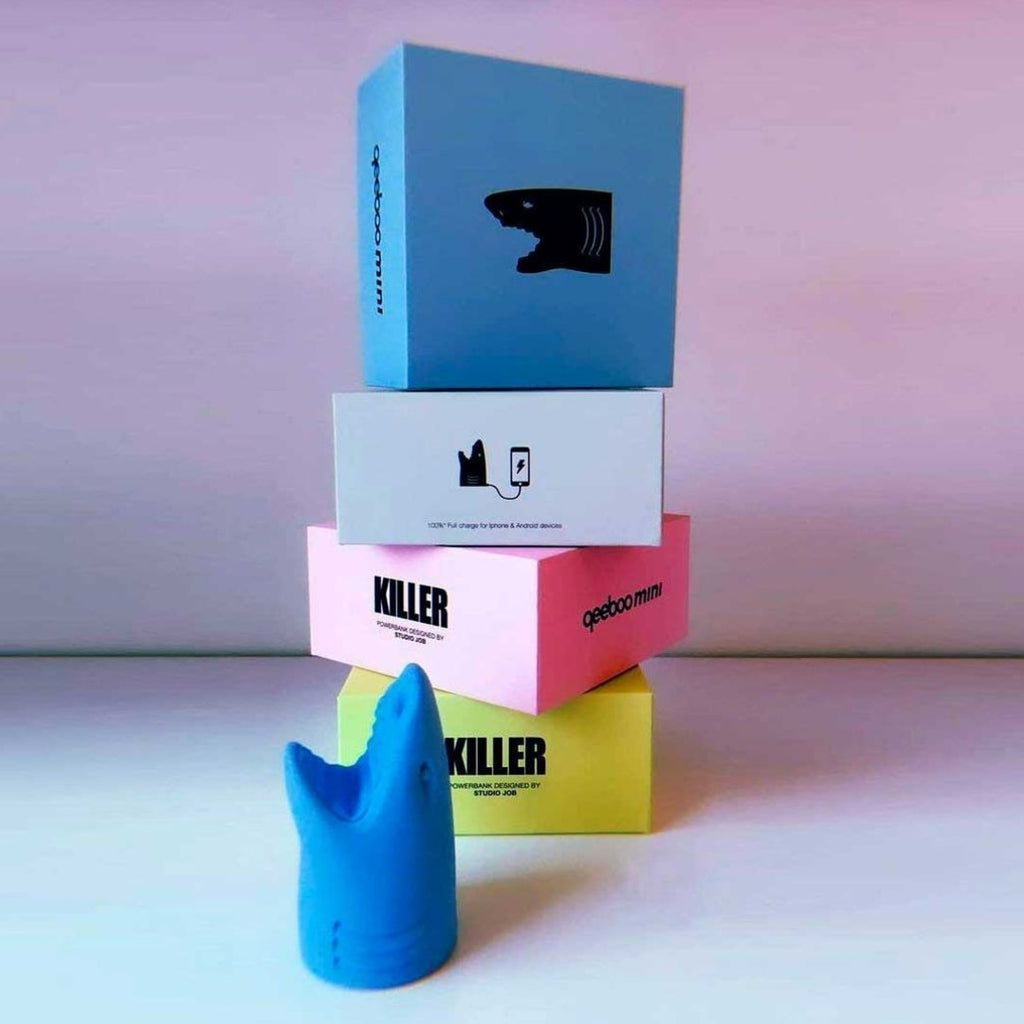 Qeeboo Killer MINI Portable Charger 2600mAh - Compact Blue Power Bank